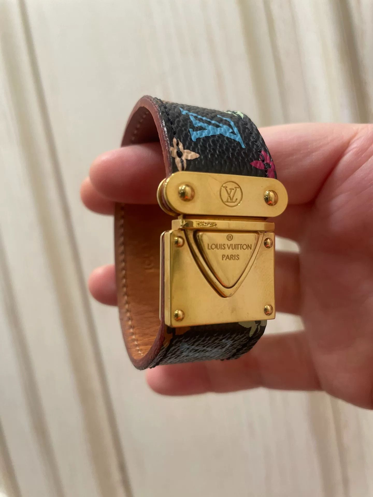 Louis Vuitton Louis Vuitton Black Multicolor Bracelet S Size ONE SIZE - 1 Thumbnail