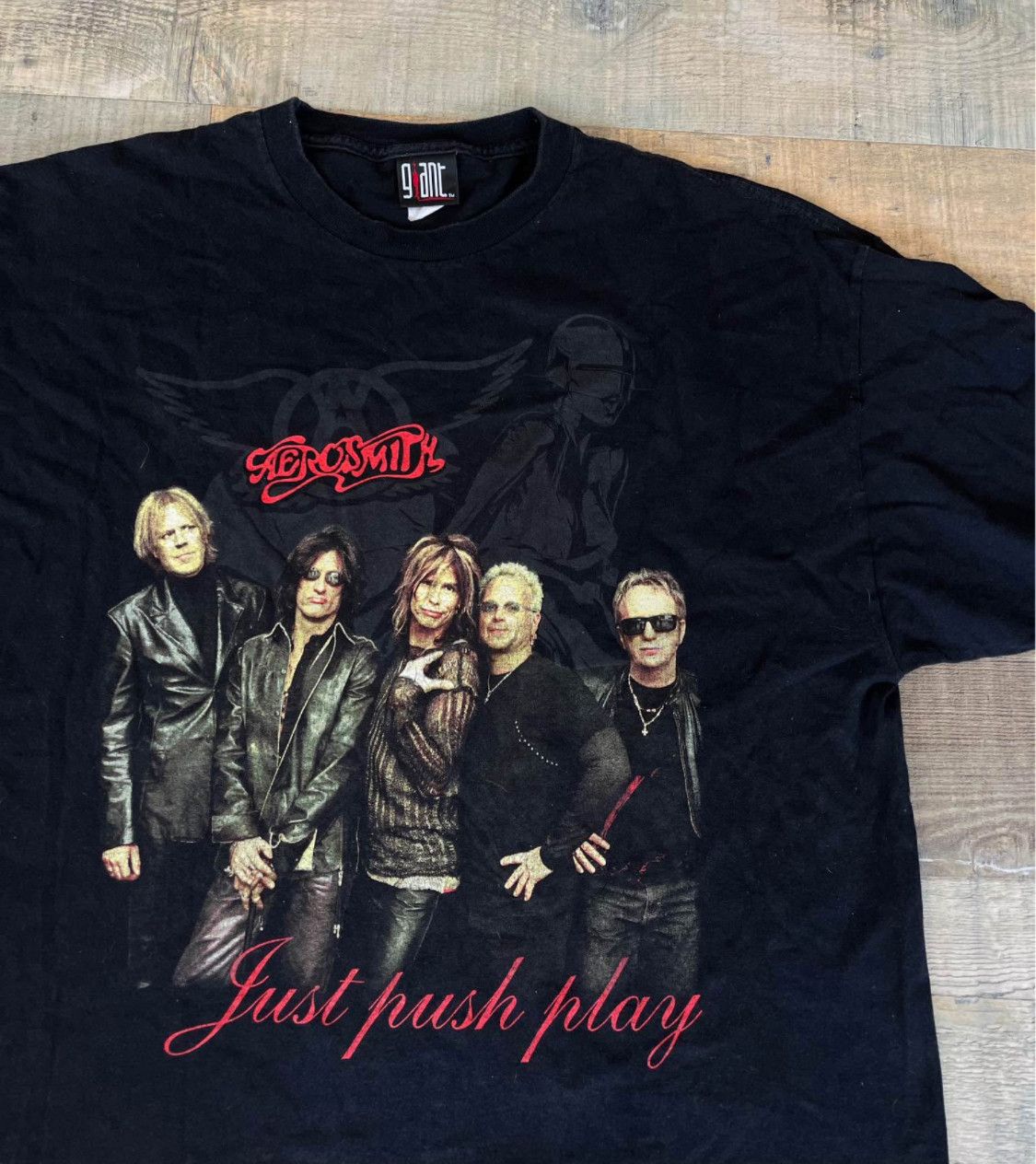 Giant Aerosmith 2001 XL Just Push Play Vintage Size US XL / EU 56 / 4 - 3 Thumbnail
