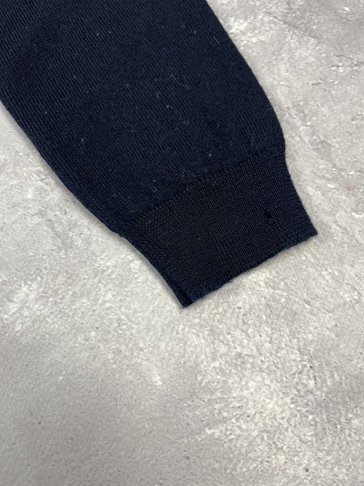 Sezane SEZANE Wool Button Neck Sweater Size S Blue Size S / US 4 / IT 40 - 2 Thumbnail