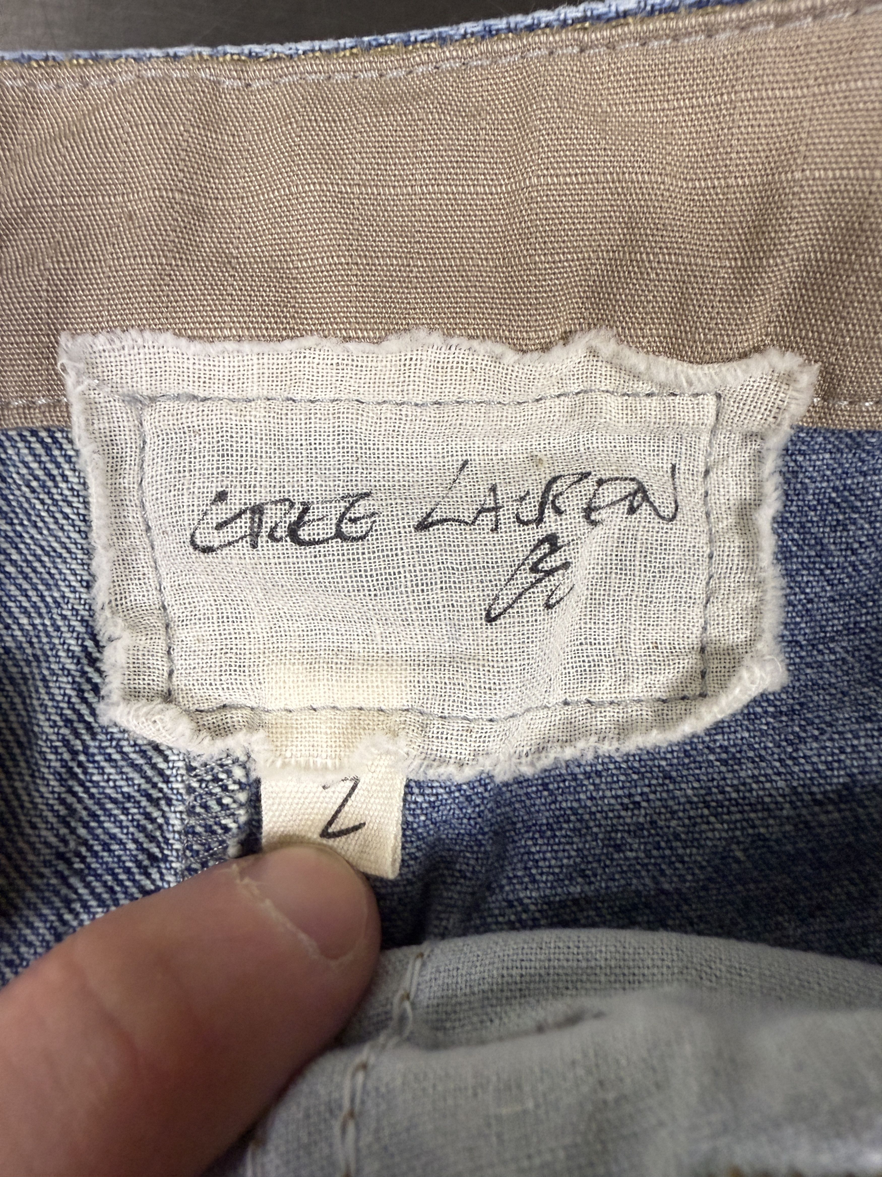 Greg Lauren $1425 Greg Lauren Denim Sweater 34 Lounge Pants Size US 32 / EU 48 - 4 Thumbnail