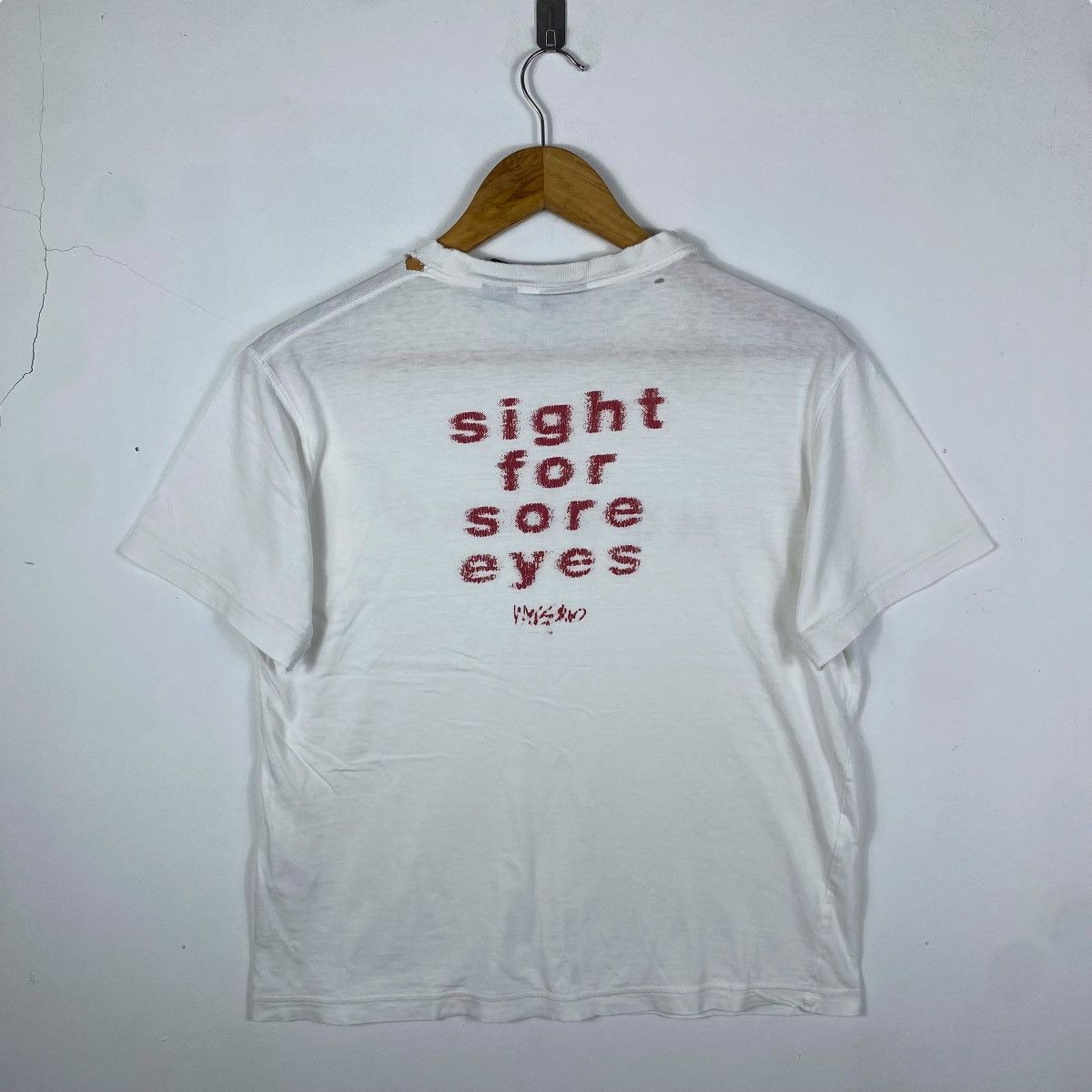 Mossimo Vintage Distressed MOSSIMO Sight For Sore Eyes Graphic Tee Size US M / EU 48-50 / 2 - 5 Thumbnail