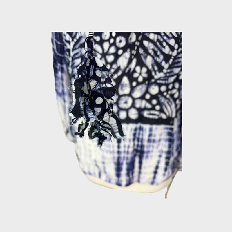 Anthropologie Anthropologie Pepin Tie Dye Blouse | Medium Size M / US 6-8 / IT 42-44 - 4 Thumbnail