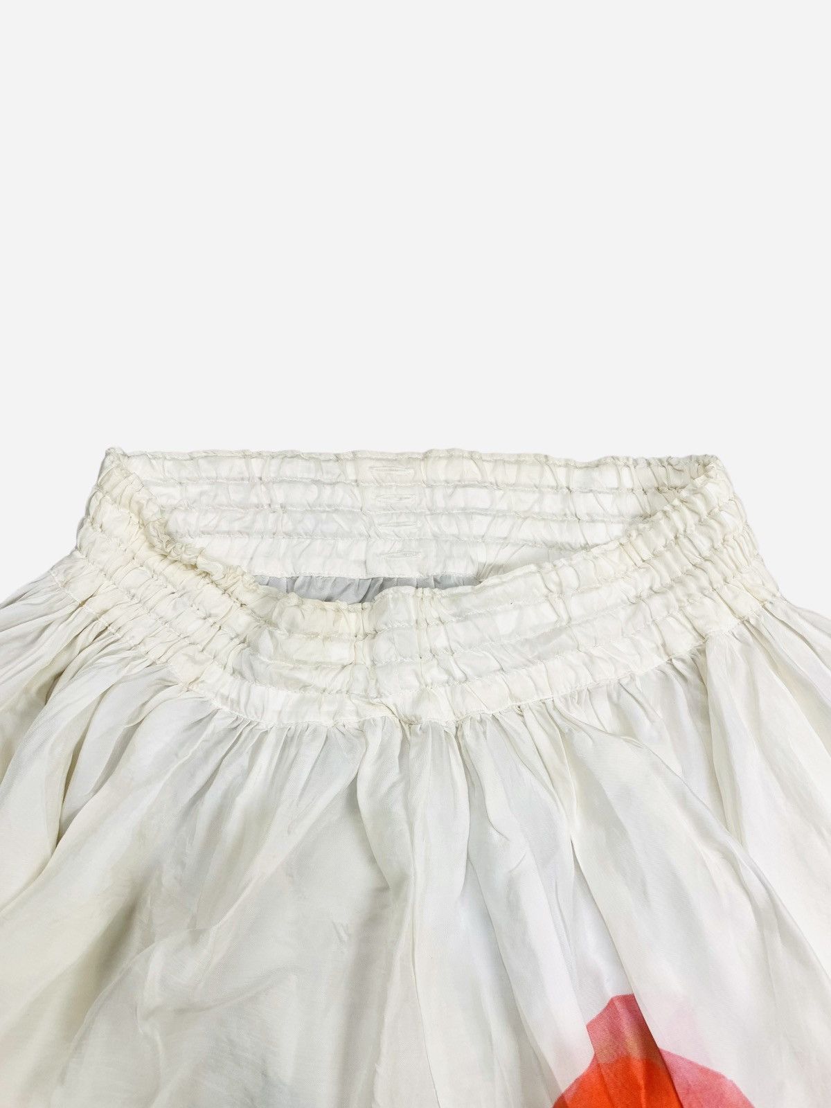 Yohji Yamamoto Y’S Yohji Yamamoto - Flower Flowy Ruffle Skirt Size 29" - 4 Thumbnail