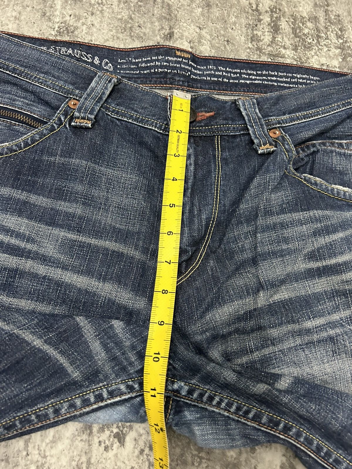 Levi's 90s Levis 507 Vintage Y2K Boot Cut Retro Denim Pants Size US 36 / EU 52 - 20 Thumbnail