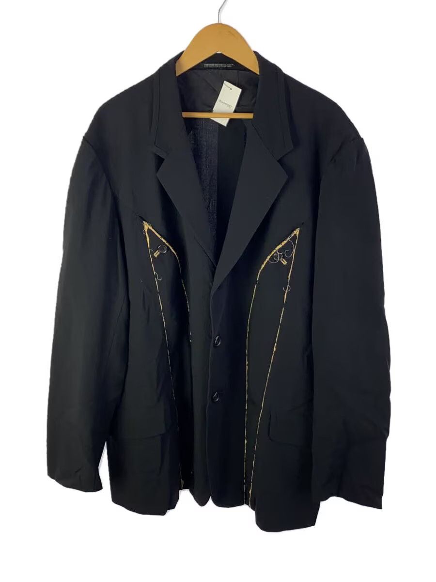 Yohji Yamamoto yohji yamamoto POUR HOMME Wool/BLK 99ss/Tailored jacket Size US M / EU 48-50 / 2 - 1 Thumbnail