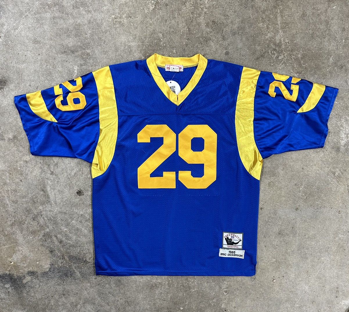 Mitchell & Ness Vintage 90s Mitchell & Ness Dickerson St.Louis Rams Jersey Size US XL / EU 56 / 4 - 1 Thumbnail