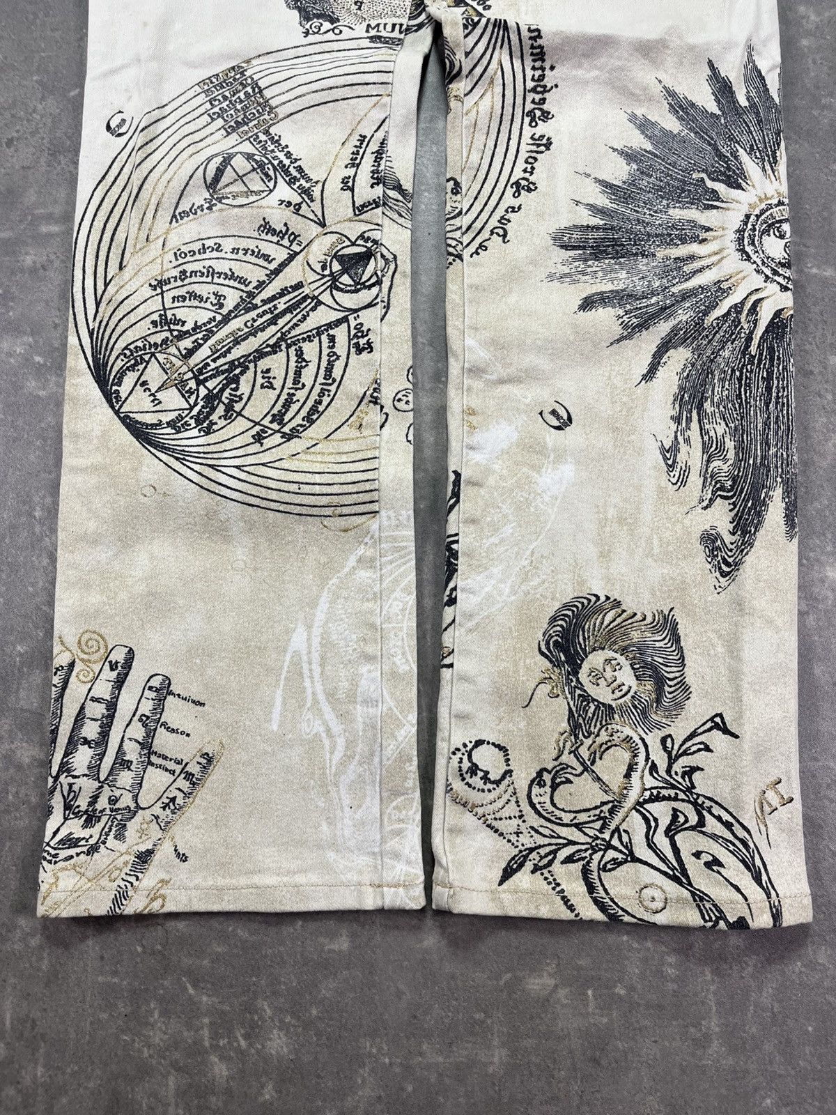 Just Cavalli 00s Just Cavalli Astrology Zodiac Denim Jeans 32 34 00s Size US 32 / EU 48 - 4 Thumbnail