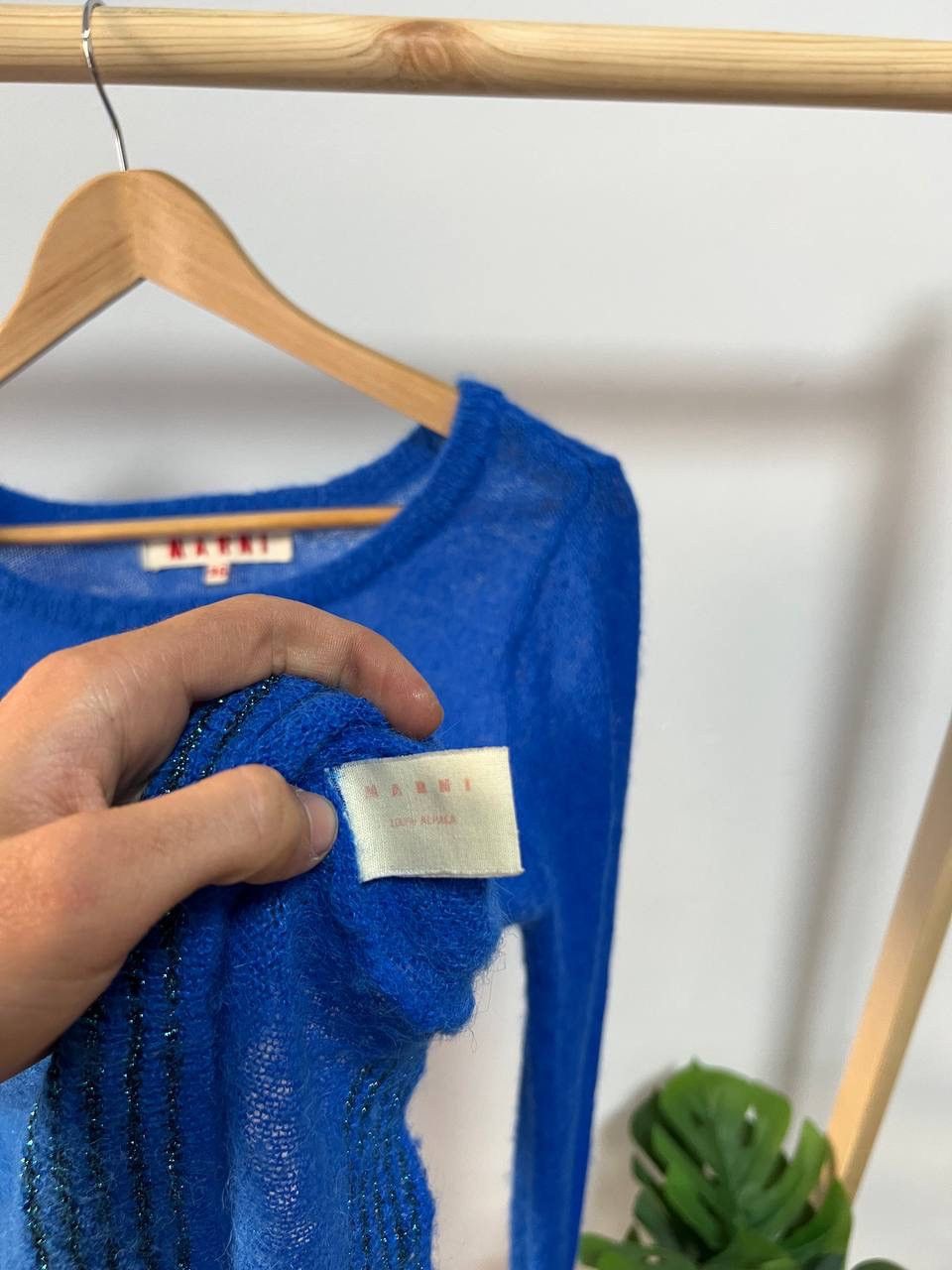 Marni Marni Fuzzy Wuzzy Blue sweater Size XS / US 0-2 / IT 36-38 - 6 Thumbnail