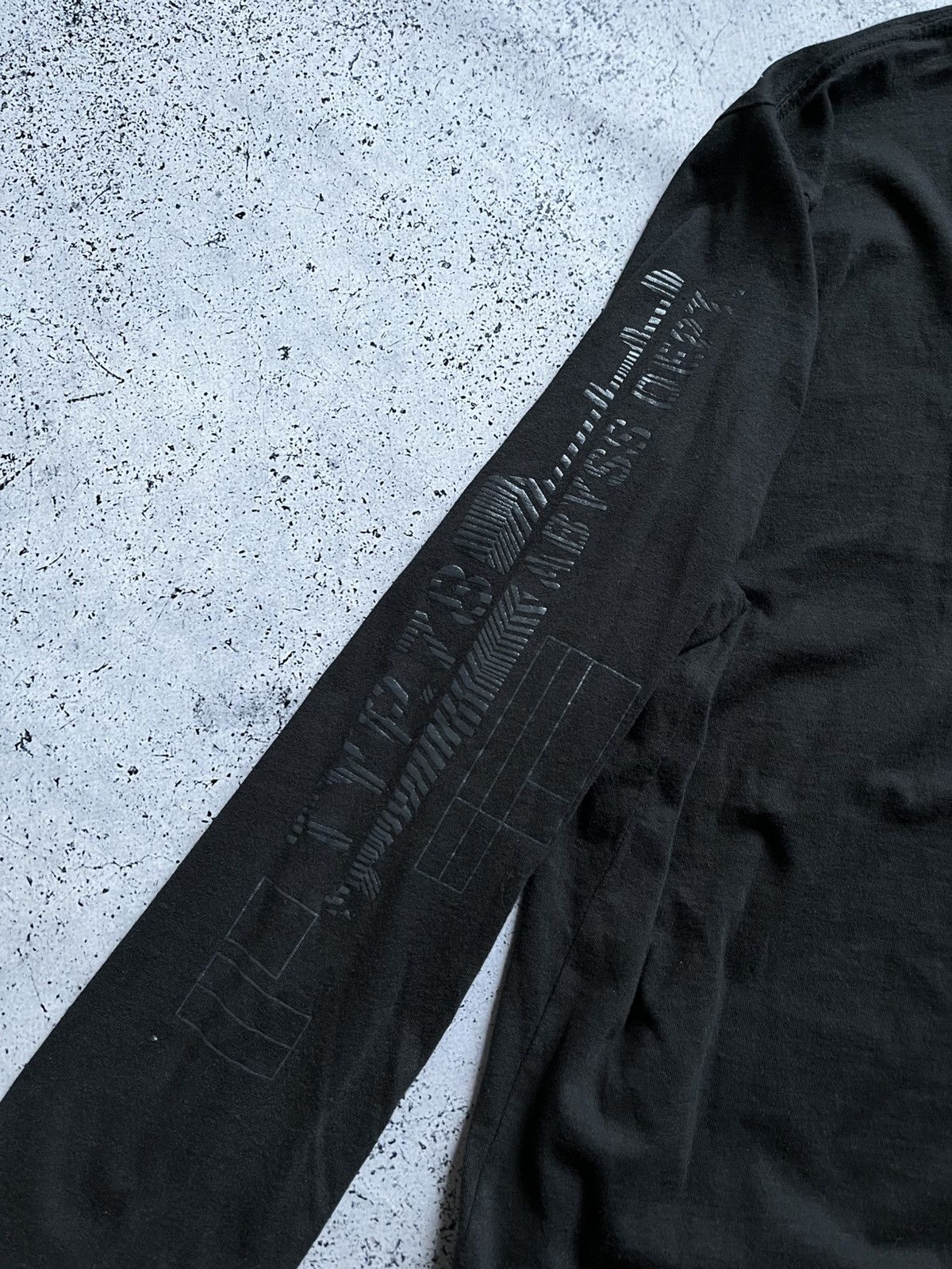 Diesel Vintage Diesel Long Sleeve V-neck Big Logo Black Size L Y2K Size US L / EU 52-54 / 3 - 9 Thumbnail