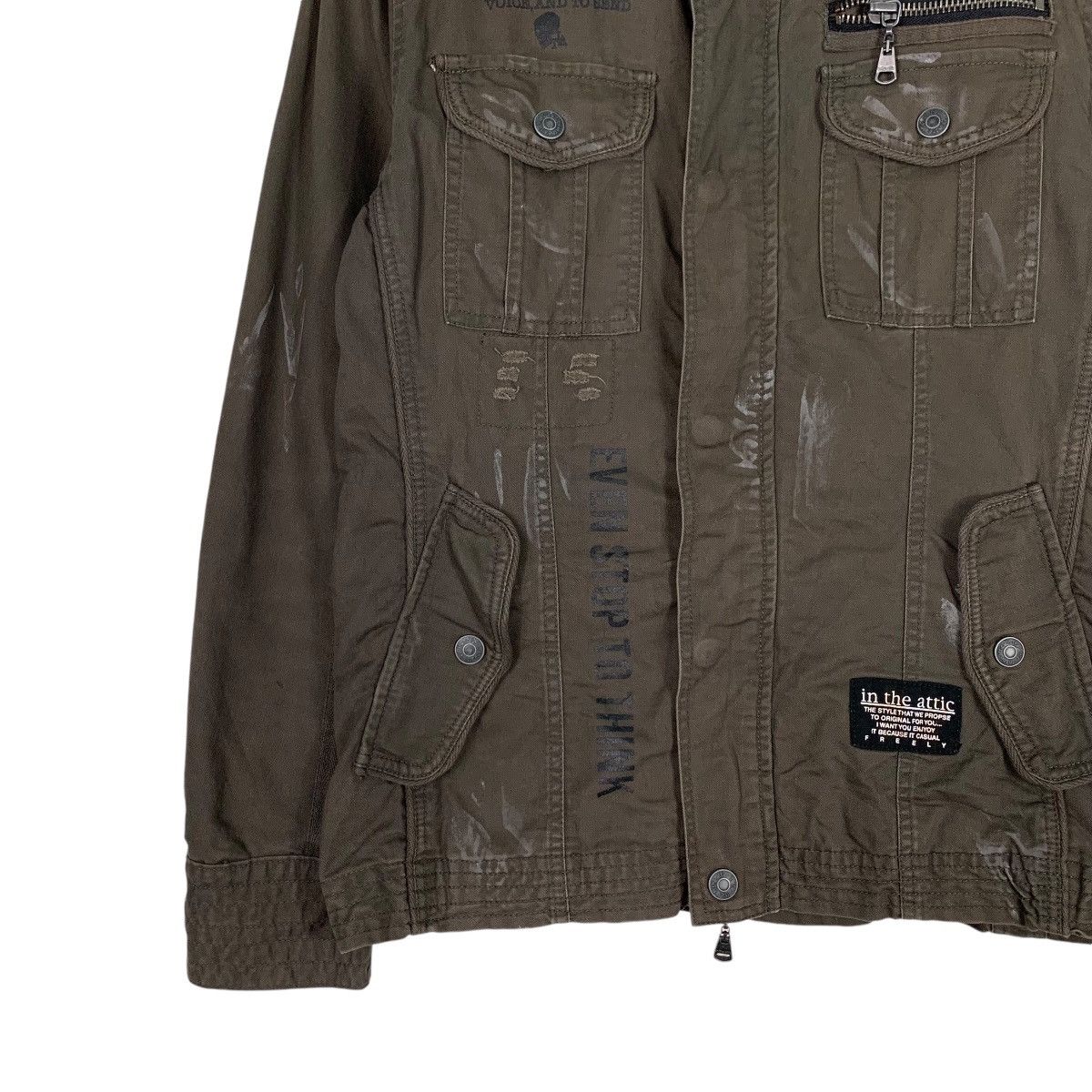 In The Attic IN THE ATTIC Trashed Four Pocket Jacket #1287-C58 Size US M / EU 48-50 / 2 - 3 Thumbnail