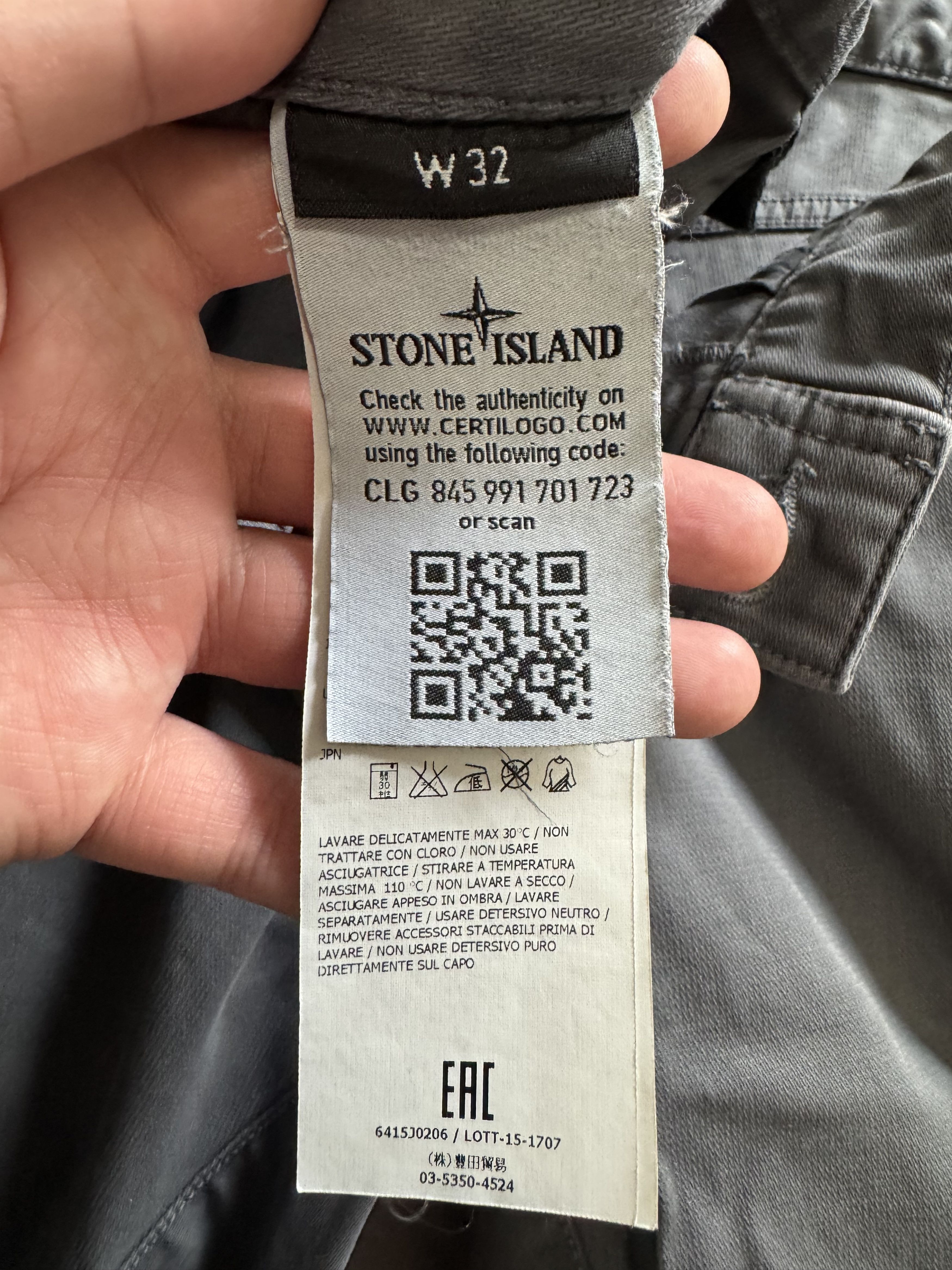 Stone Island STONE ISLAND BUTTON FLY METAL HARDWARE PANTS (SIZE 32) Size US 32 / EU 48 - 7 Thumbnail