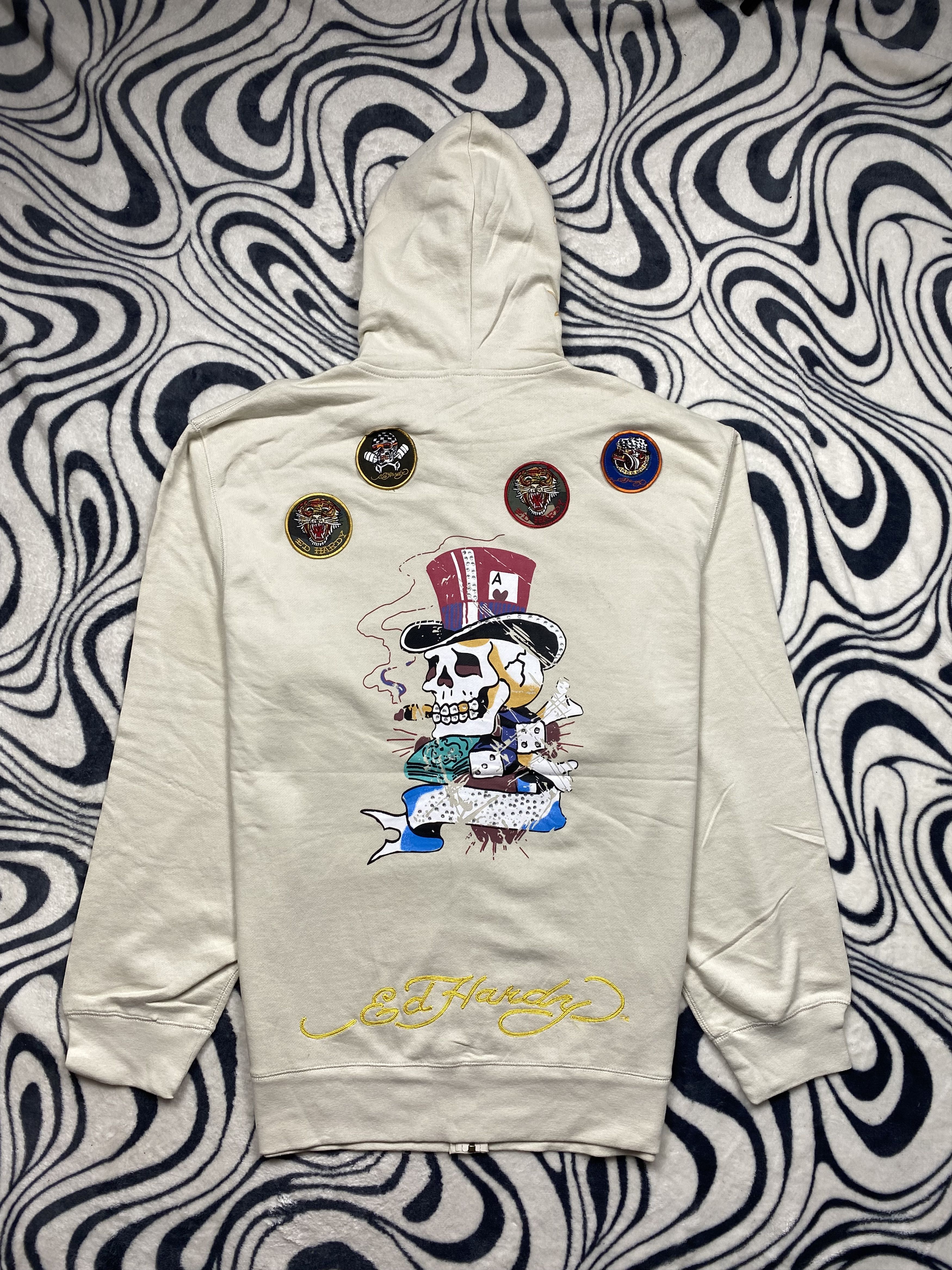 Christian Audigier Ed Hardy by Christian Audigier Mens Hoodie Size US XXL / EU 58 / 5 - 7 Thumbnail