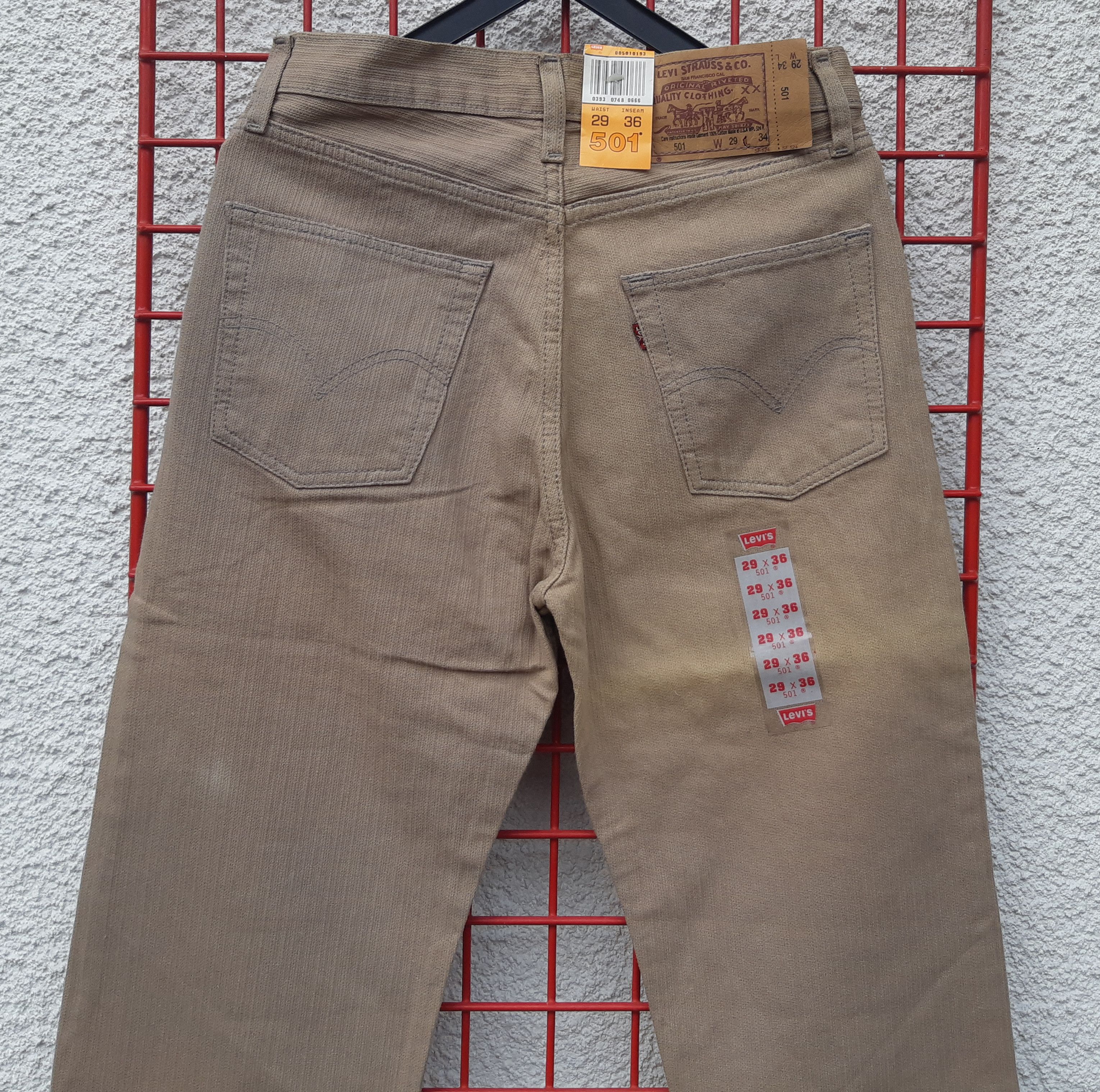 Levi's Vintage 90s LEVIS 501 Jeans USA size W29 L34 NWT Size 29" - 4 Thumbnail