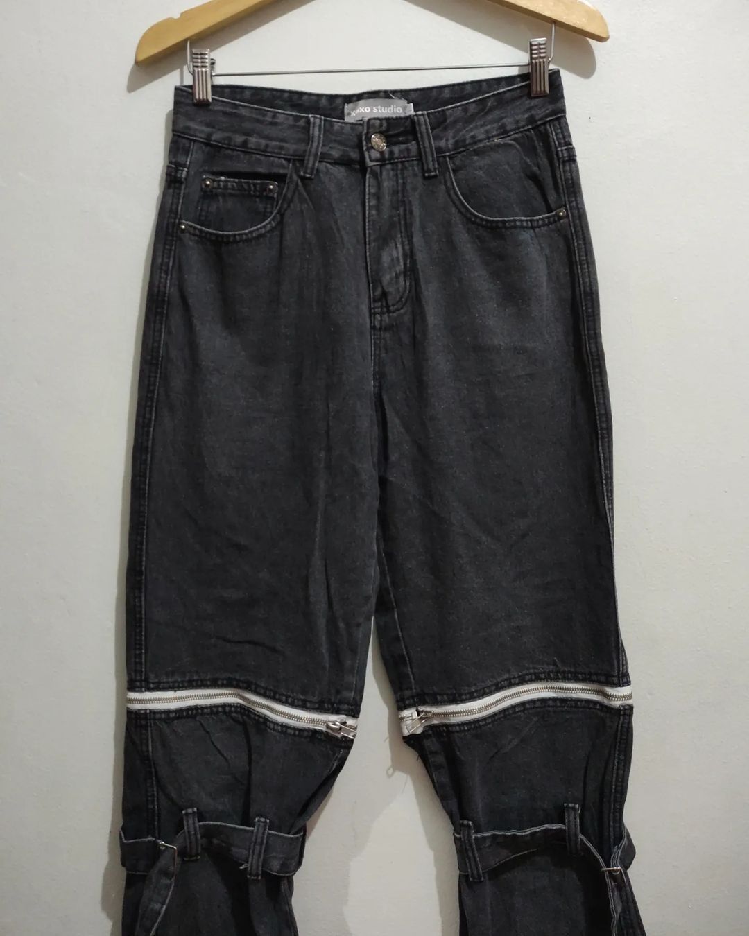 14th Addiction × Japanese Brand × XOXO xoxo studio denim bondagepants Size US 30 / EU 46 - 10 Thumbnail