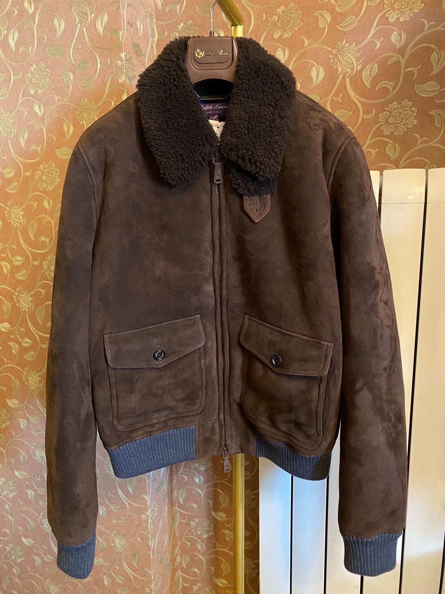 Ralph Lauren RALPH LAUREN PURPLE LABEL ITALIAN FUR PILOT JACKET Size US XL / EU 56 / 4 - 3 Thumbnail
