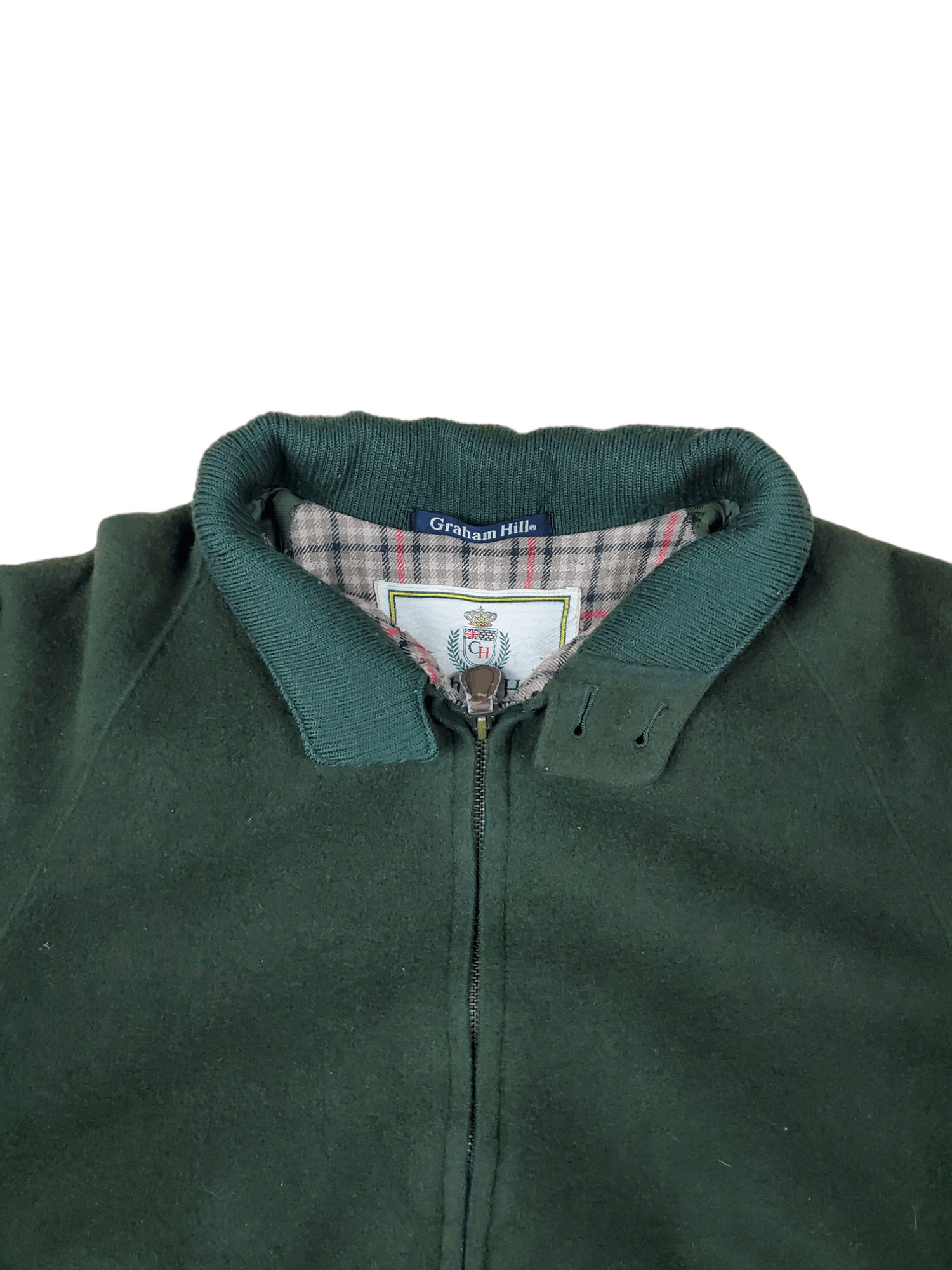 Issey Miyake × Japanese Brand × Vintage Vintage Graham Hill Wool Bomber Jacket Issey Style Size US L / EU 52-54 / 3 - 4 Thumbnail