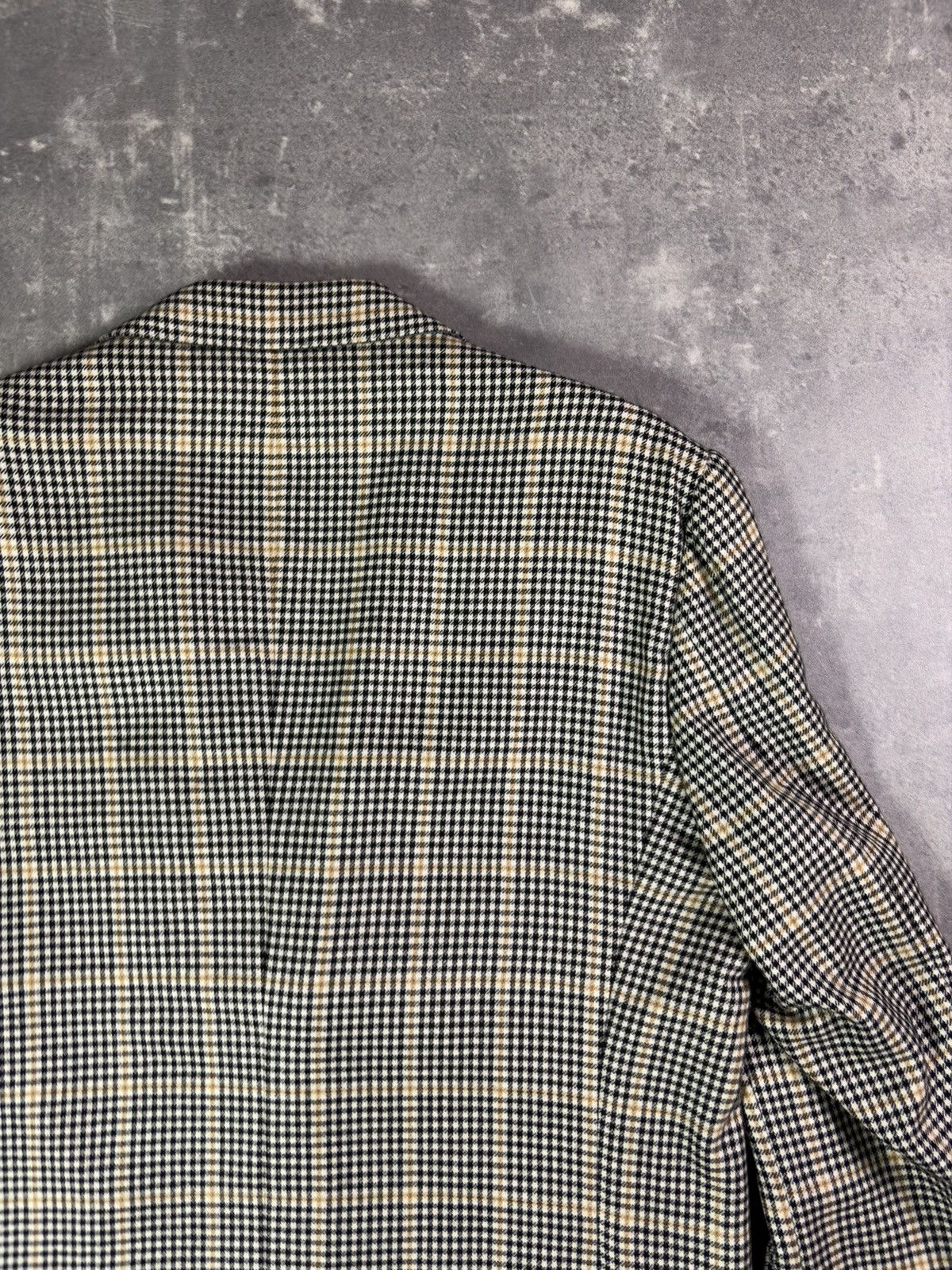Kiton Kiton Napoli 100% Cashmere Plaid Check Grey Blazer Jacket 52 Size 42R - 15 Thumbnail