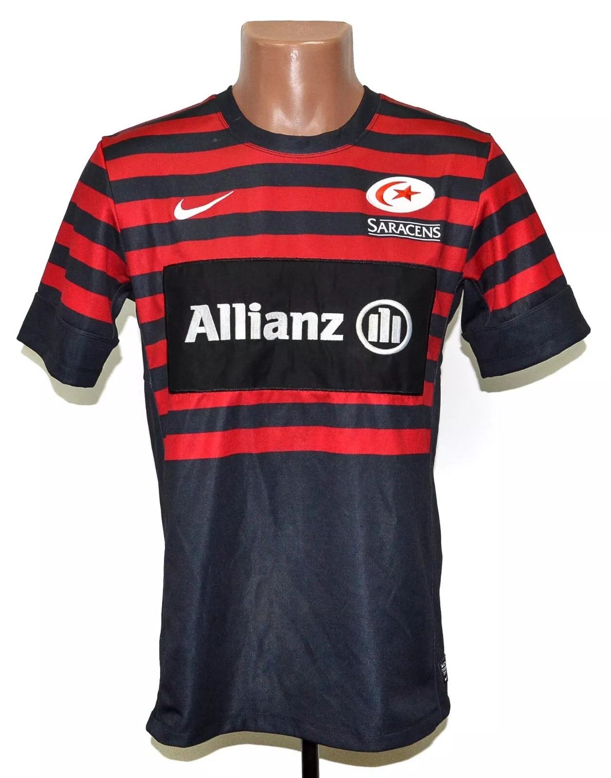 Nike SARACENS RUGBY UNION SHIRT JERSEY NIKE SIZE S ADULT Size US S / EU 44-46 / 1 - 1 Thumbnail