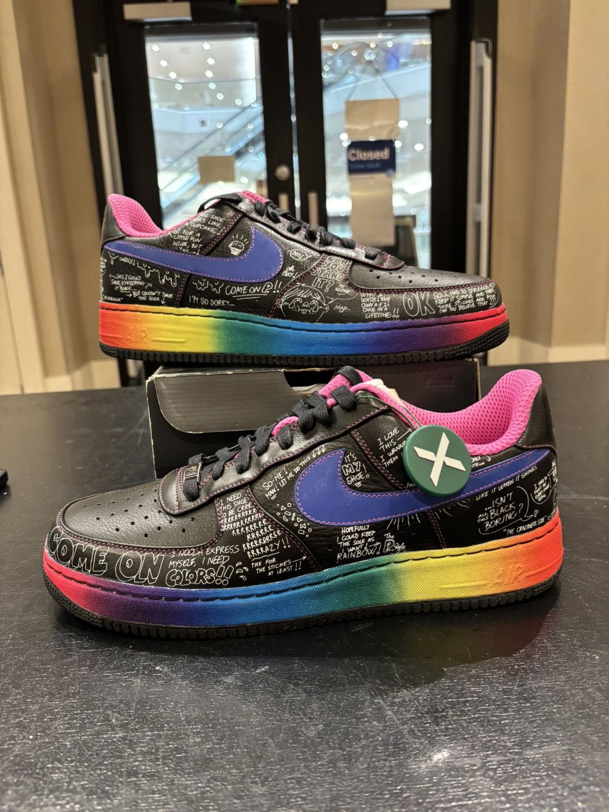 Nike Nike Air Force 1 Low ‘Colette X Busy P’ Size US 13 / EU 46 - 1 Thumbnail