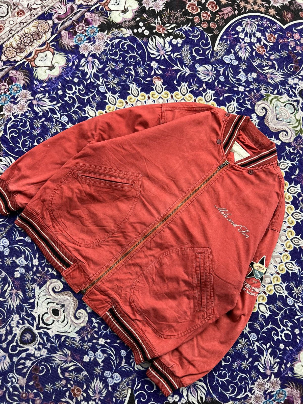 Other Michel Bachoz Paris Forest Ranger Flying Corps Bomber Jacket Size US L / EU 52-54 / 3 - 7 Thumbnail
