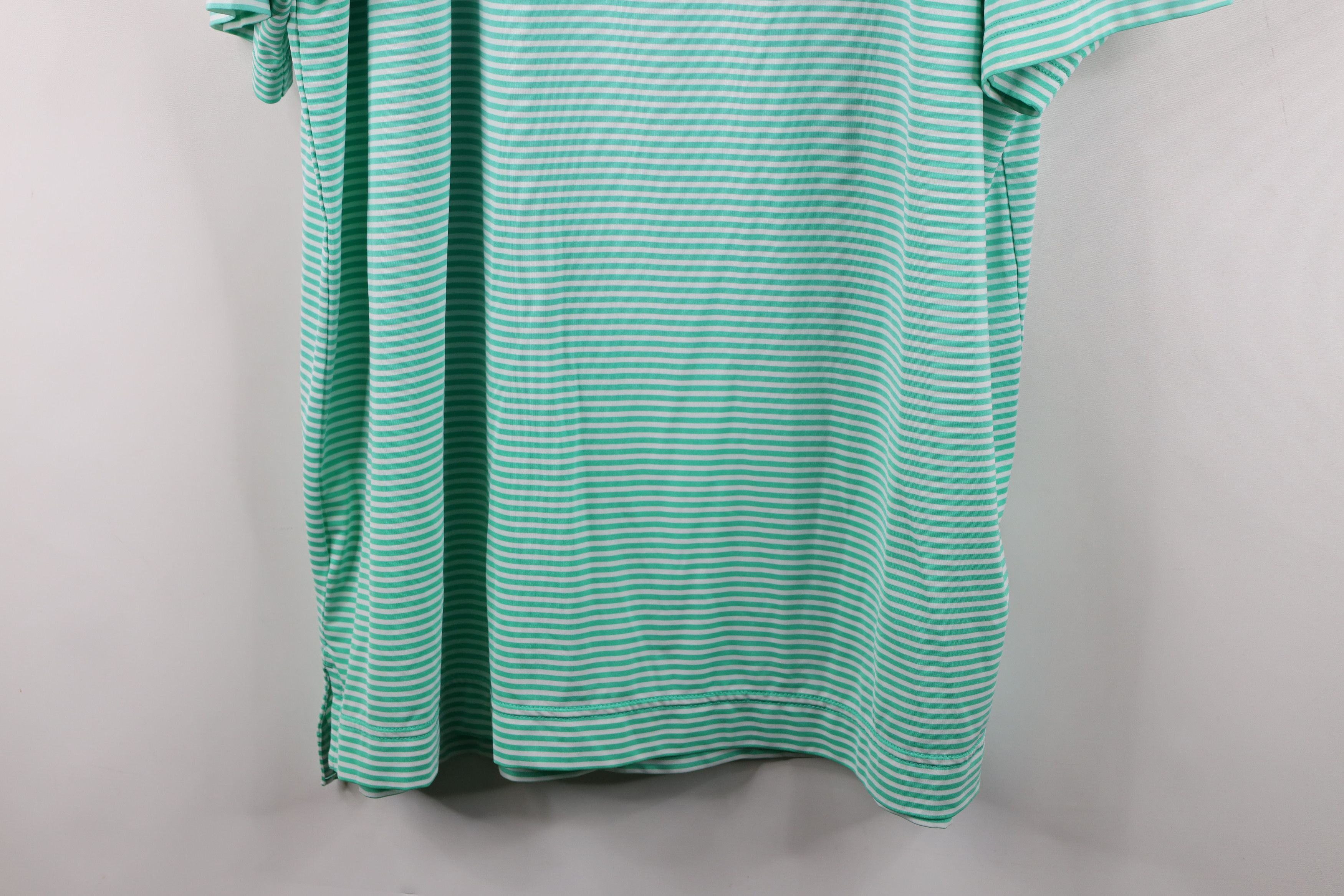 Footjoy FootJoy Logo Stretch Striped Collared Golf Polo Shirt Green Size US XL / EU 56 / 4 - 3 Thumbnail