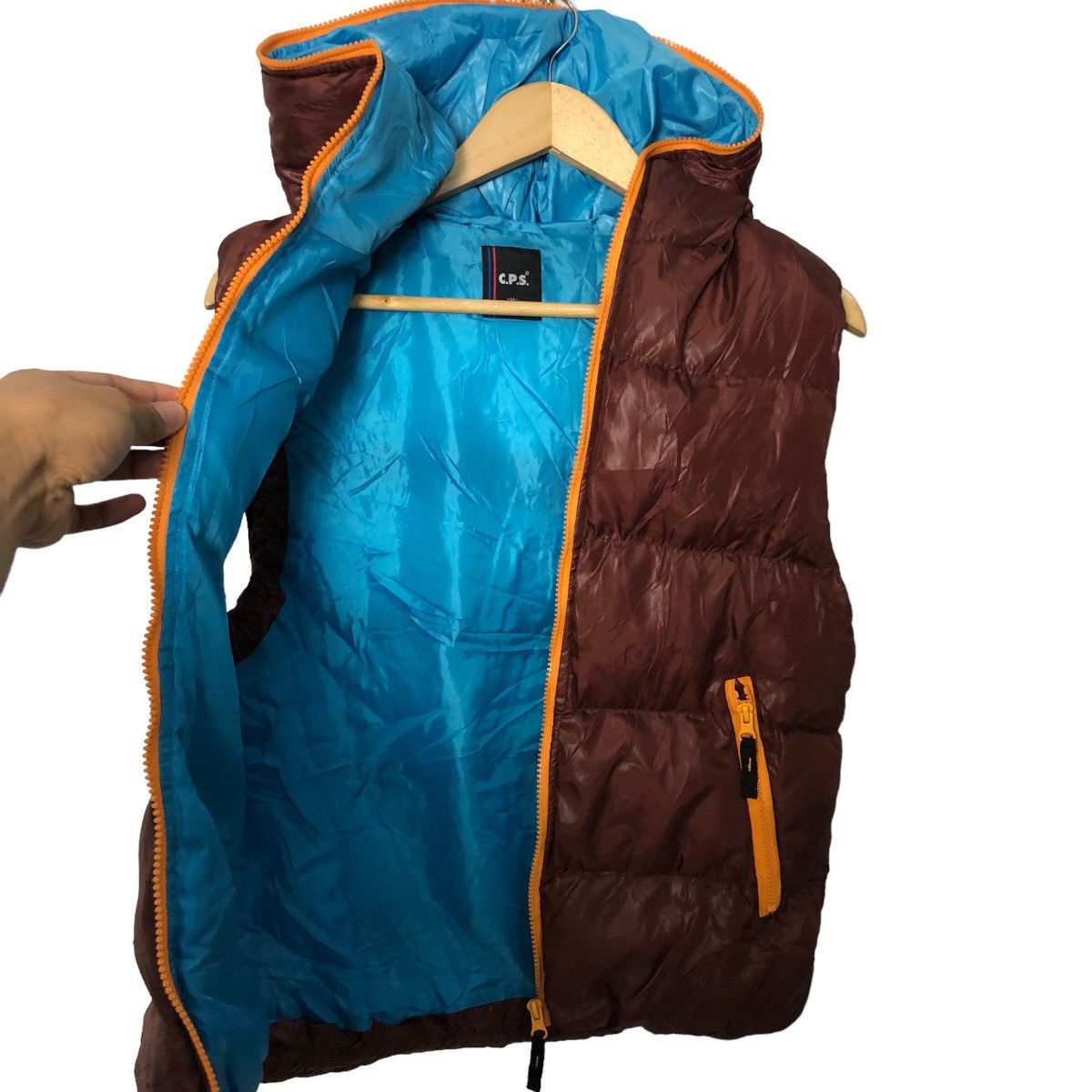 CPS CHAPS × Vintage Vintage CPS Zipper Ups Puffer Hoodie Vest Size US M / EU 48-50 / 2 - 2 Thumbnail