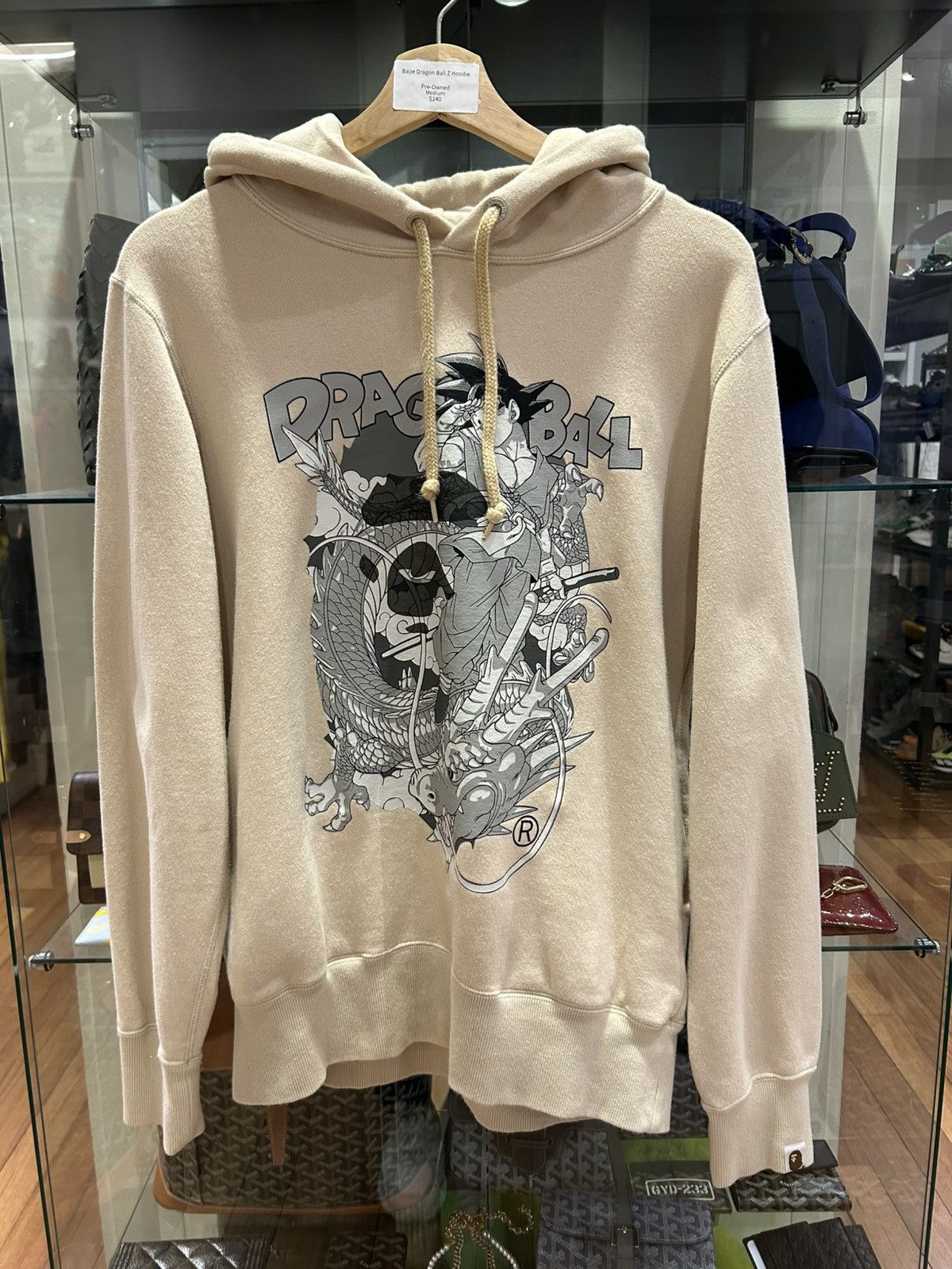 Bape Bape Dragon Ball Z Hoodie - Beige Size US M / EU 48-50 / 2 - 1 Thumbnail