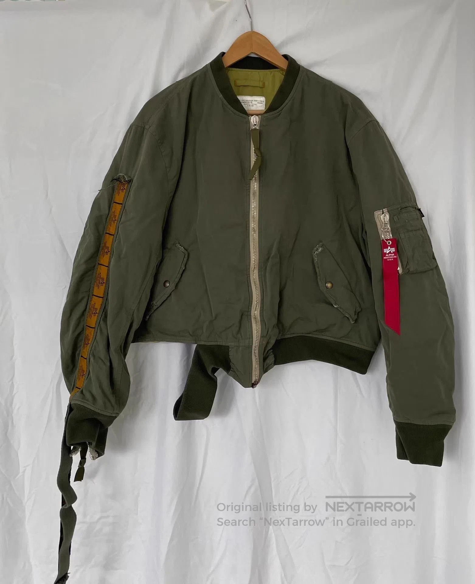 Alpha Industries Green er Jacket Size M. Size US M / EU 48-50 / 2 - 1 Thumbnail