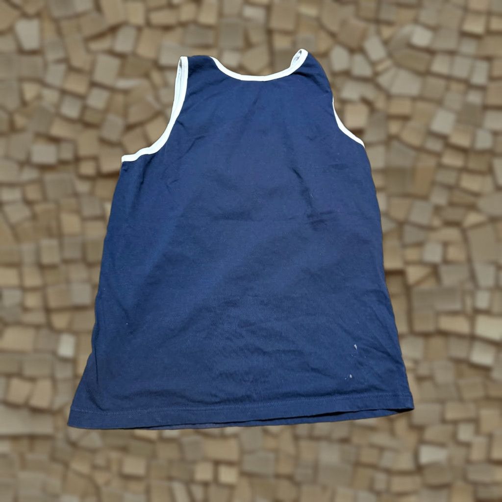 Vintage Hybrid Tank Top Men Blue White Brown Beach Please M Adult? Size US M / EU 48-50 / 2 - 1 Thumbnail