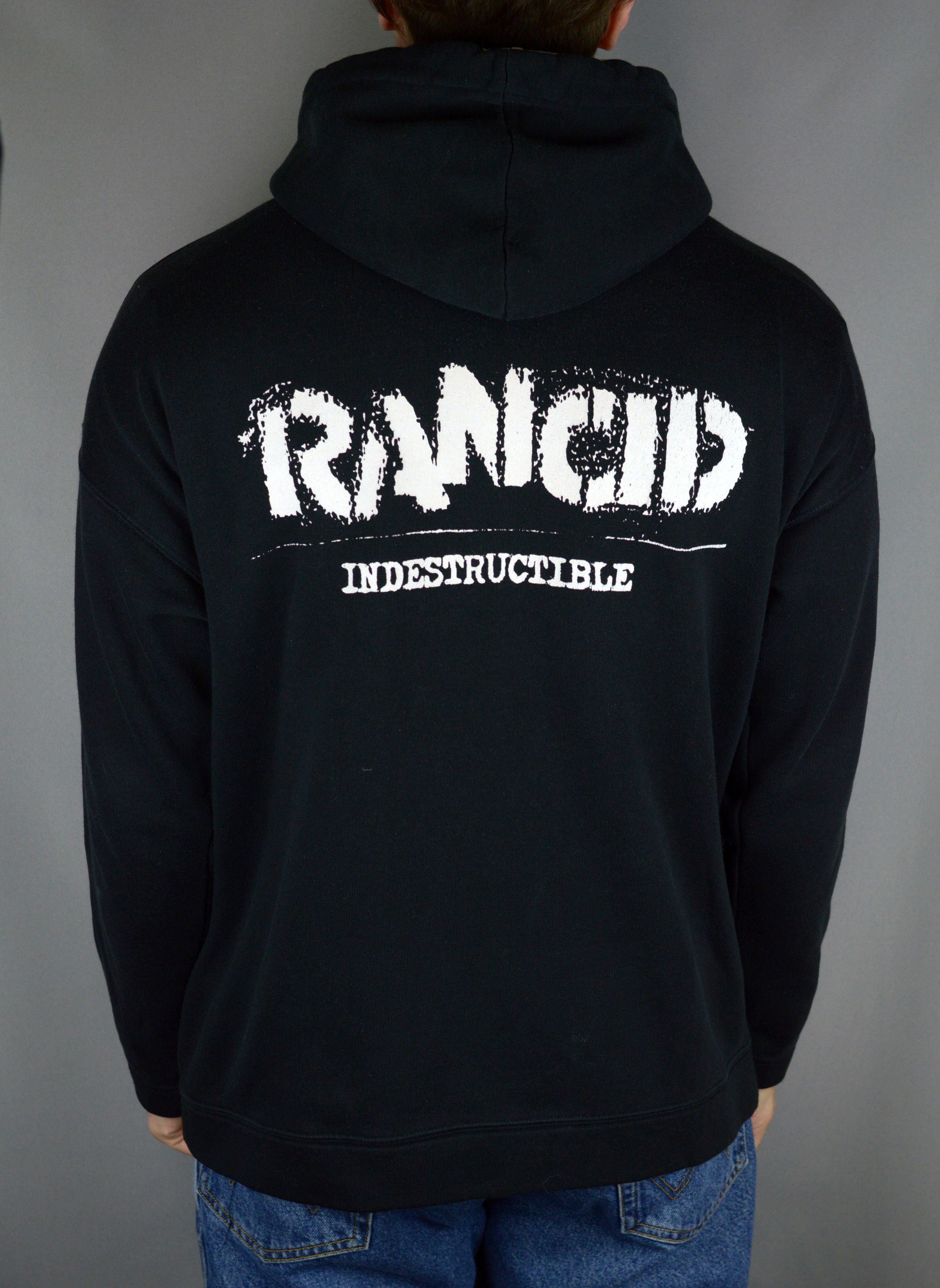 Band Tees × Vintage Vintage Rancid Indestructible 2003 hoodie Size US XL / EU 56 / 4 - 2 Thumbnail