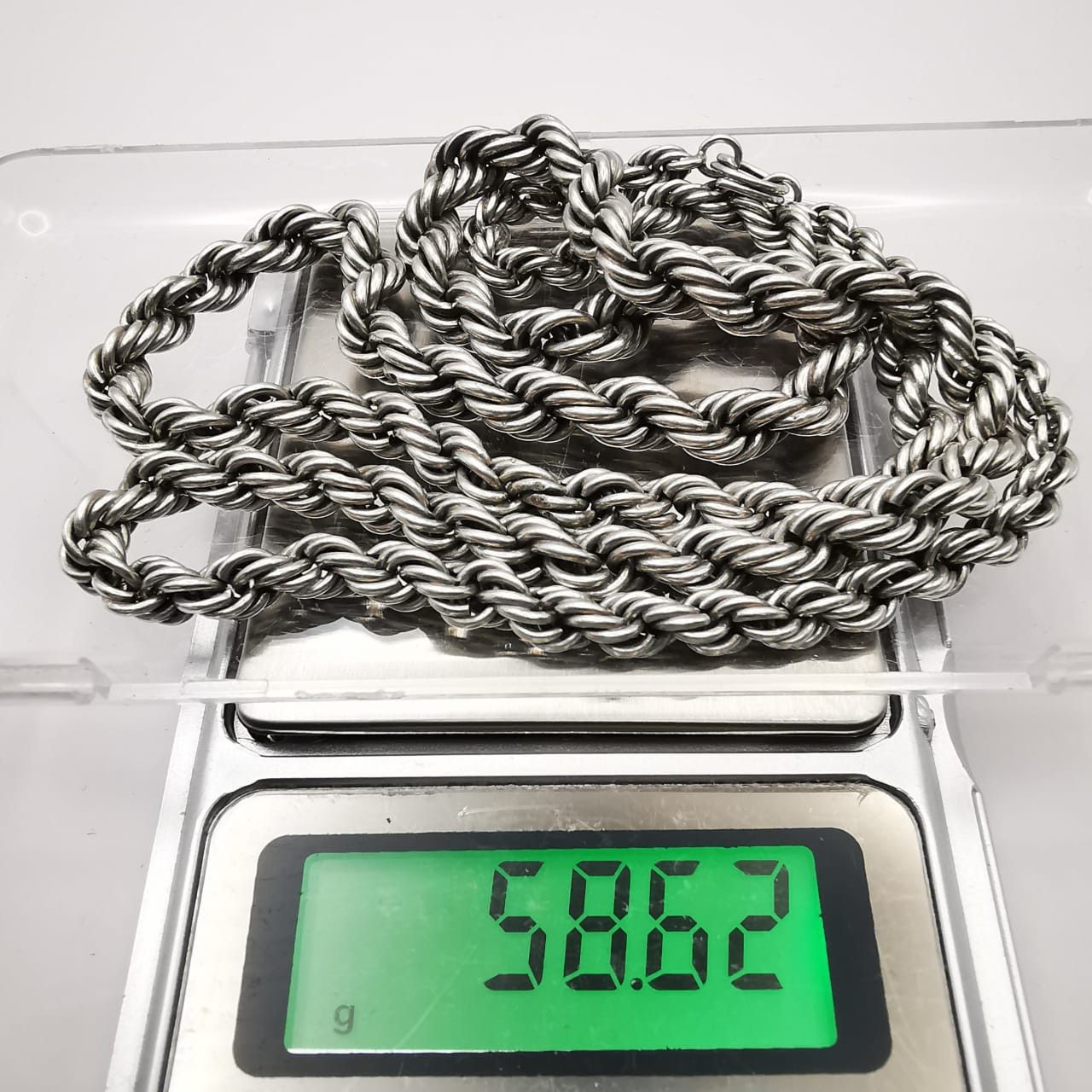 Vintage Vintage Statement 925 Sterling Silver Jewelry Chain 58,6 g Size ONE SIZE - 5 Thumbnail
