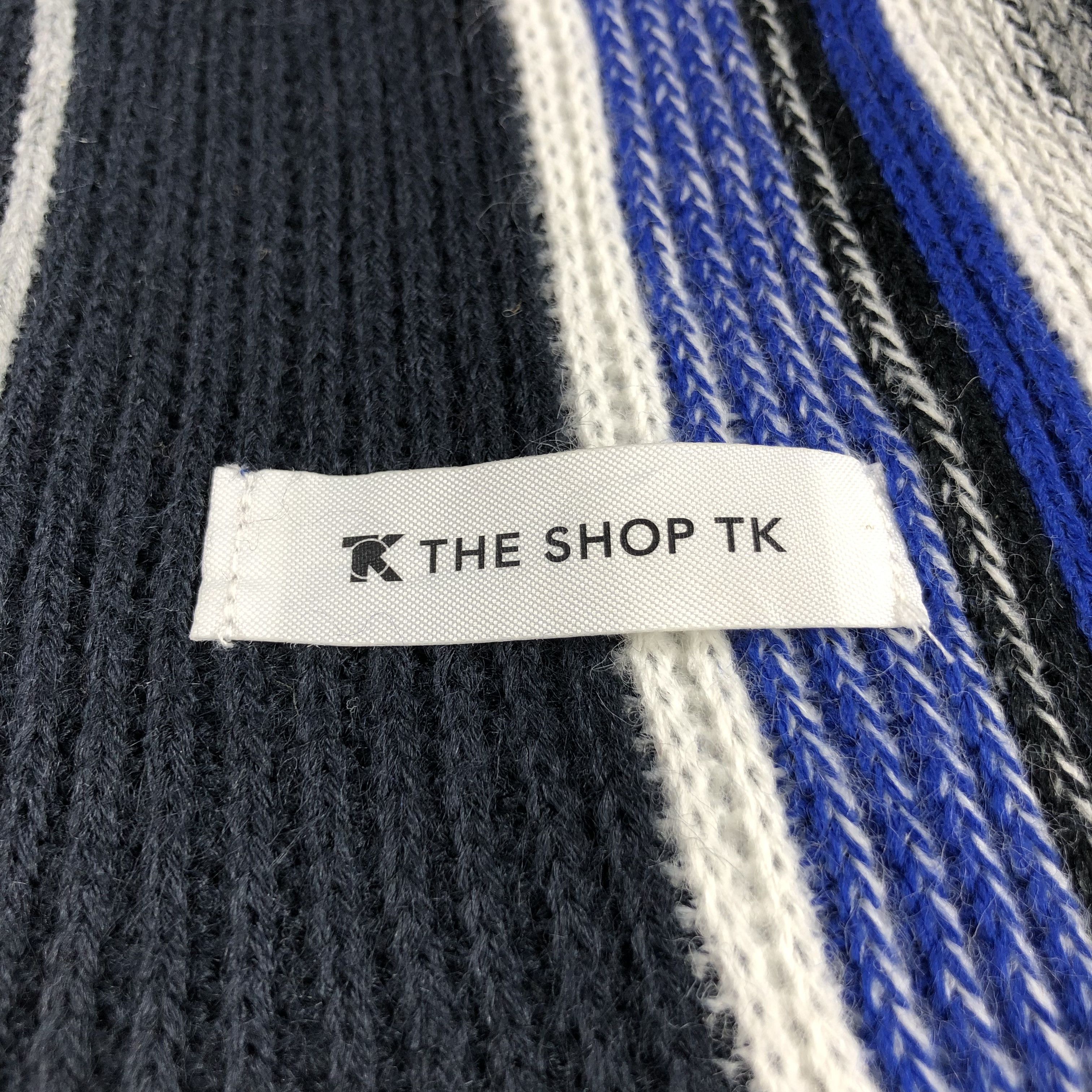 Takeo Kikuchi Takeo Kikuchi Stripes Wool Scarf Muffler V967 Size ONE SIZE - 4 Thumbnail