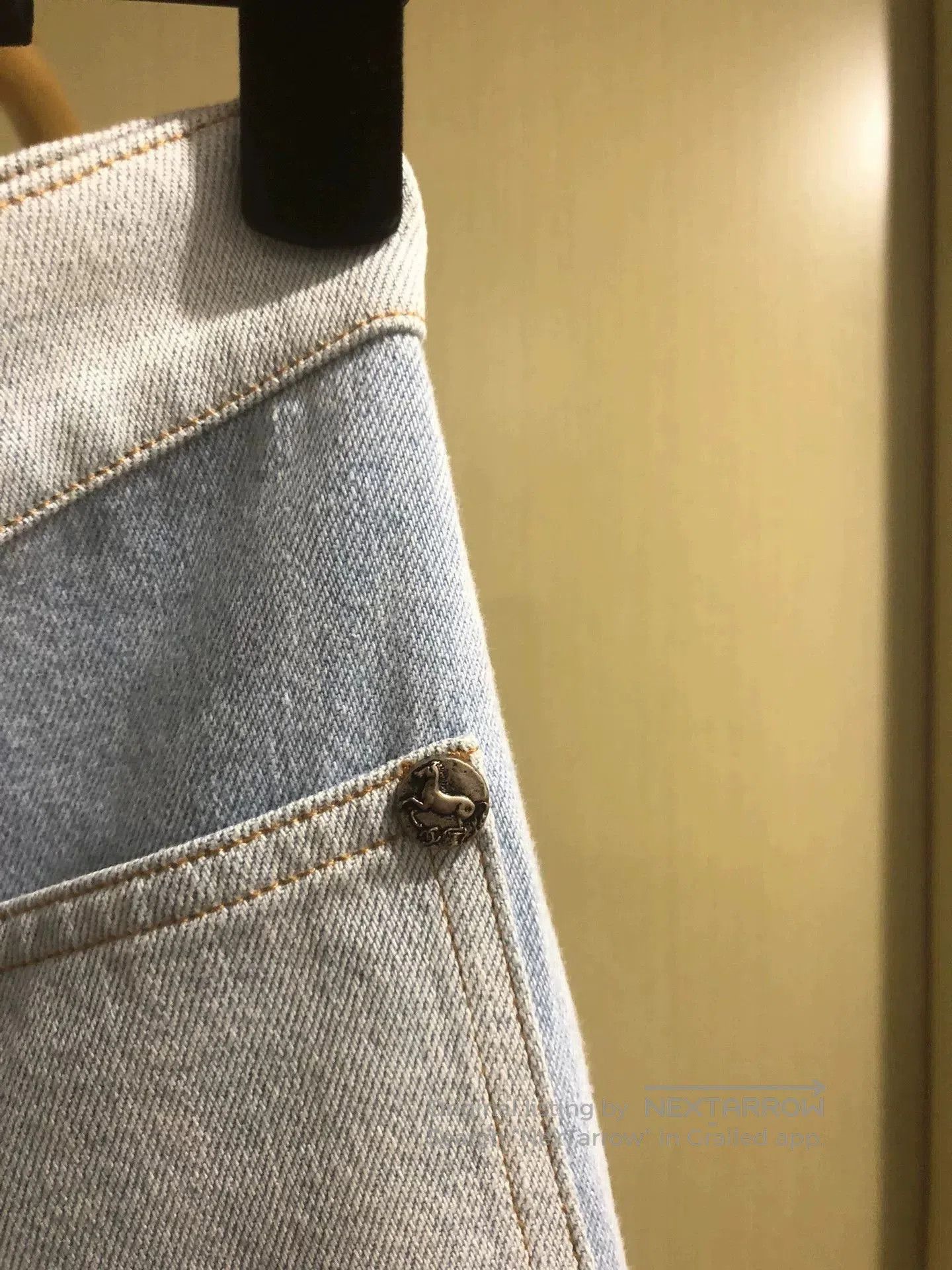 Chanel Chanel Light Blue Denim Jeans for Women. Size 33" - 3 Thumbnail