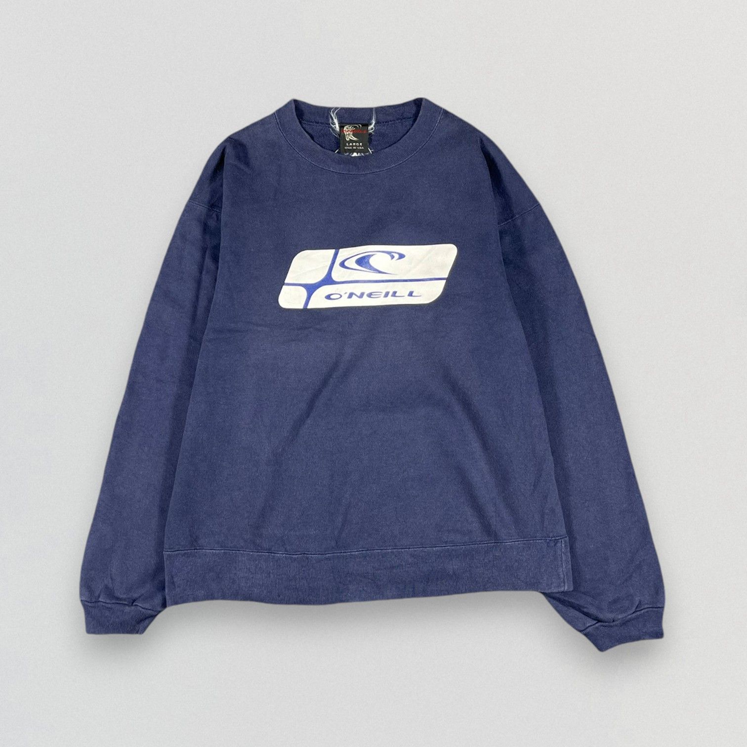O'Neill Vintage Faded Blue Oneill Sweatshirt F61 Size US L / EU 52-54 / 3 - 1 Thumbnail