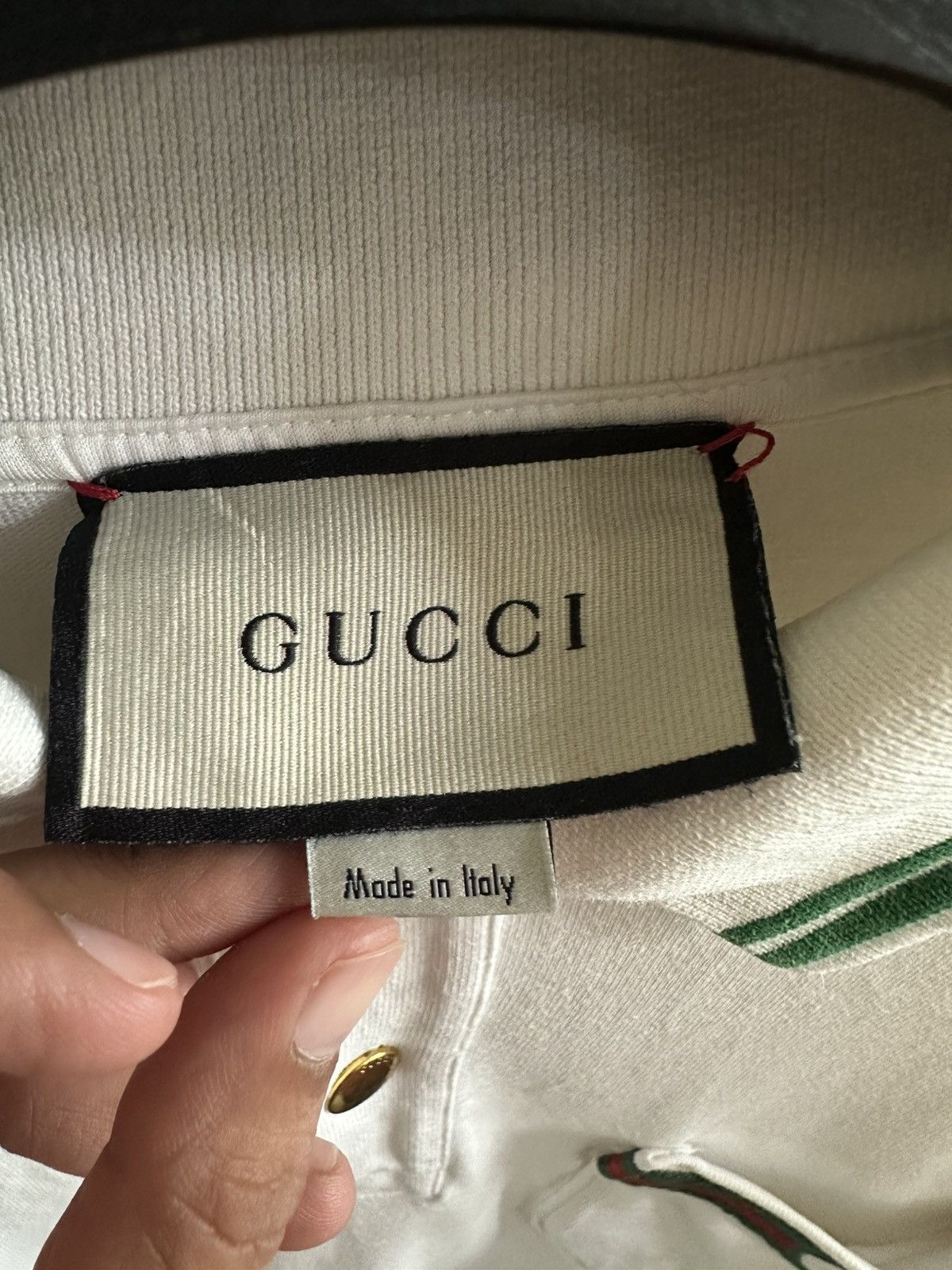 Gucci Gucci Web Tip Polo Shirt Size US XS / EU 42 / 0 - 3 Thumbnail