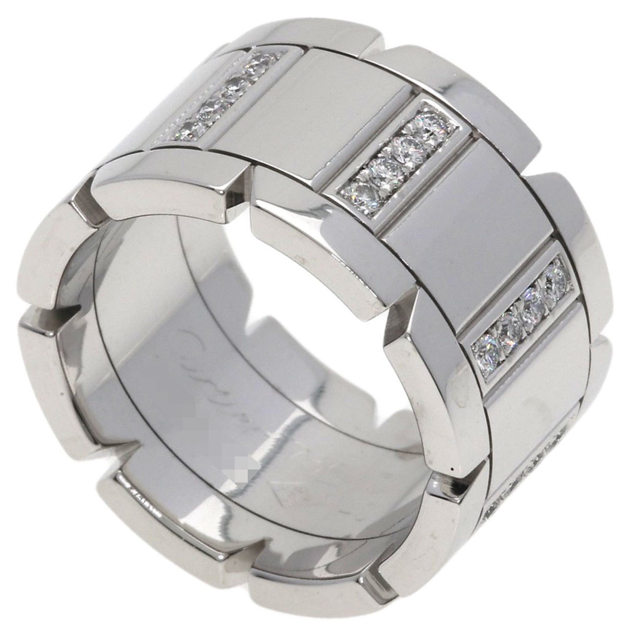 Cartier Cartier Tank Française LM Diamond Ring #48, 18K White Gold, Women's. Size ONE SIZE - 1 Thumbnail