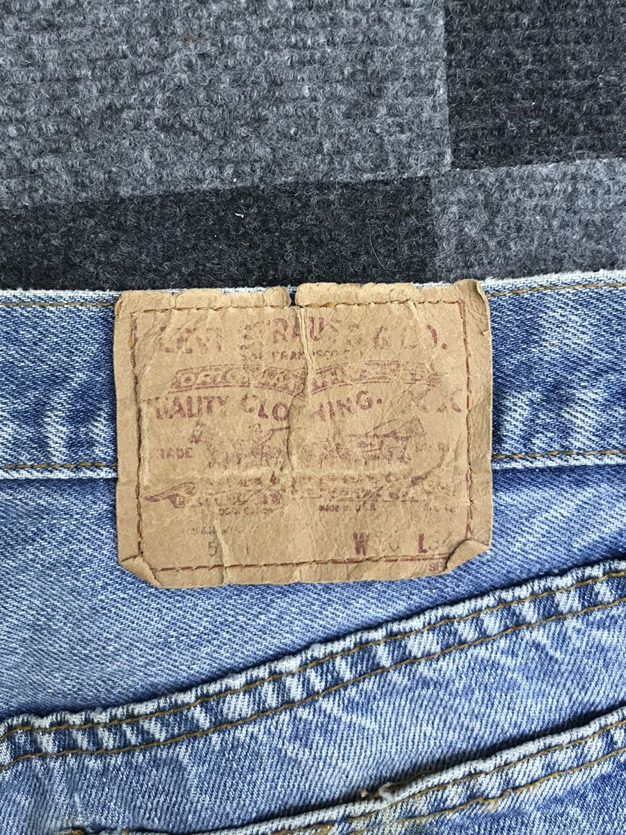 Levi's VL210 Vintage Levis 501 Light Wash Jeans Size US 28 / EU 44 - 15 Thumbnail