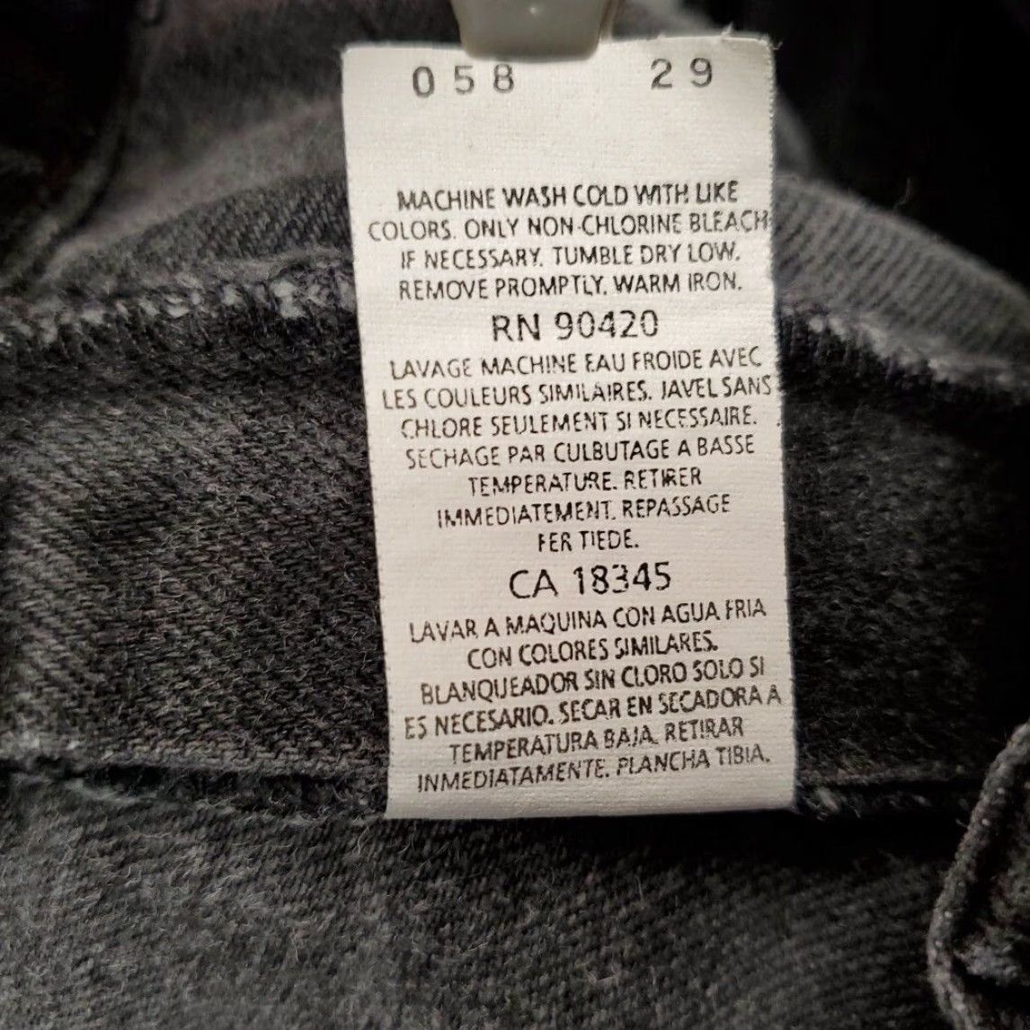 Vintage VINTAGE Gitano Jeans Womens 12 Black Faded Denim Mom High Rise Y2K Tapered Pants Jeans Size 34" / US 12 / IT 48 - 5 Thumbnail