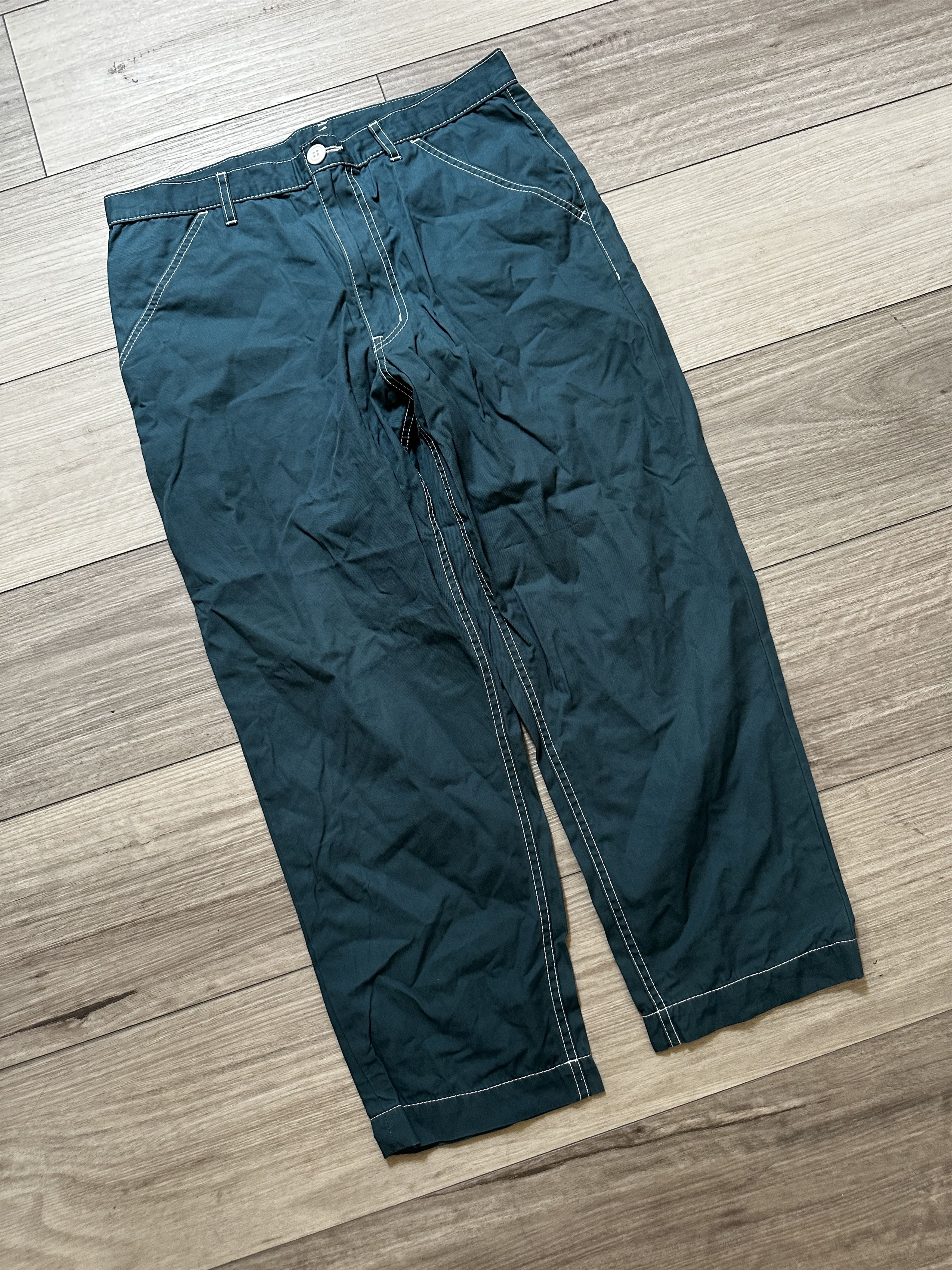 Comme des Garcons COMME des GARÇONS AD 2011 Contrast Stitch Pants Size US 30 / EU 46 - 3 Thumbnail