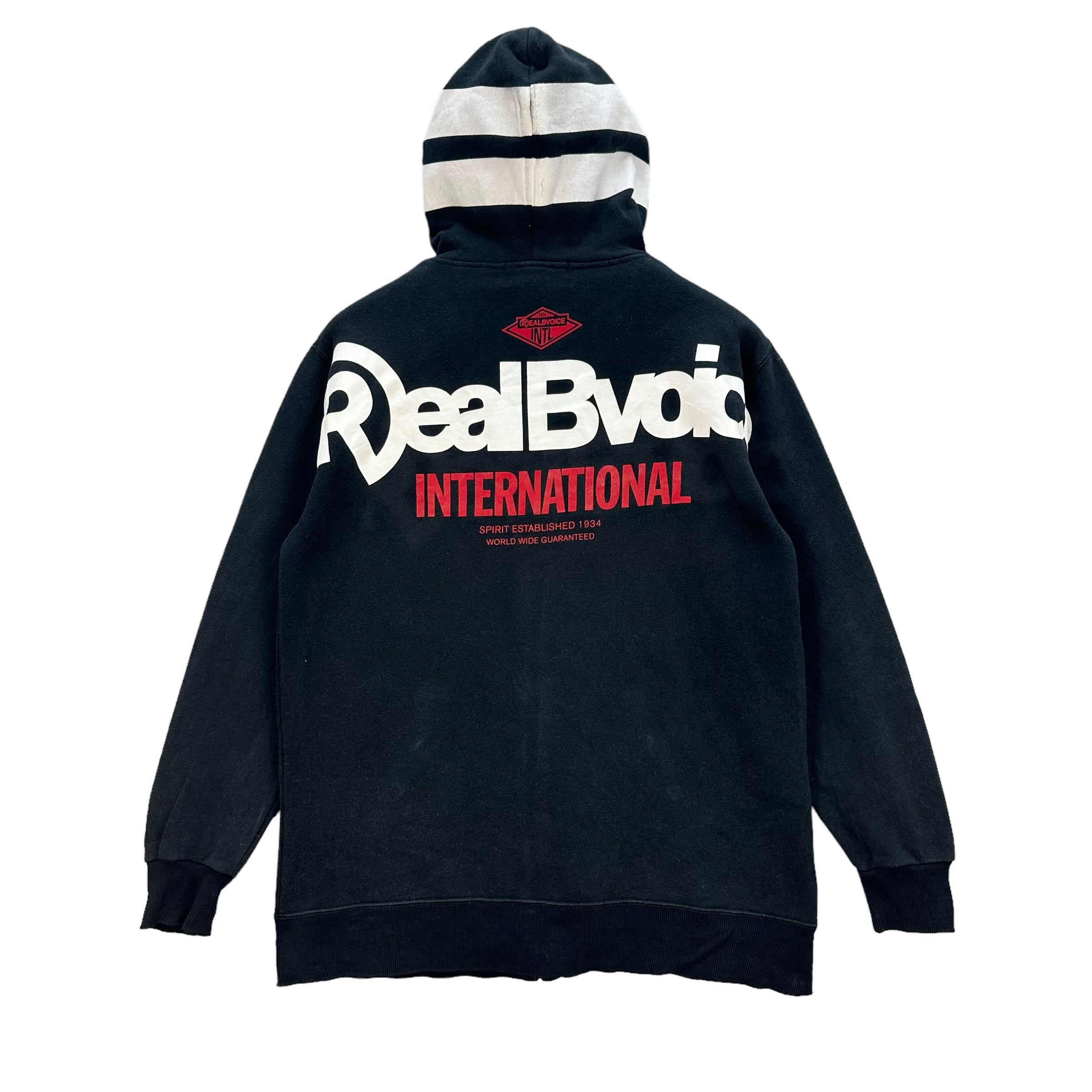 Japanese Brand REAL B VOICE BIG LOGO HOODIES #7816-179 Size US L / EU 52-54 / 3 - 9 Thumbnail
