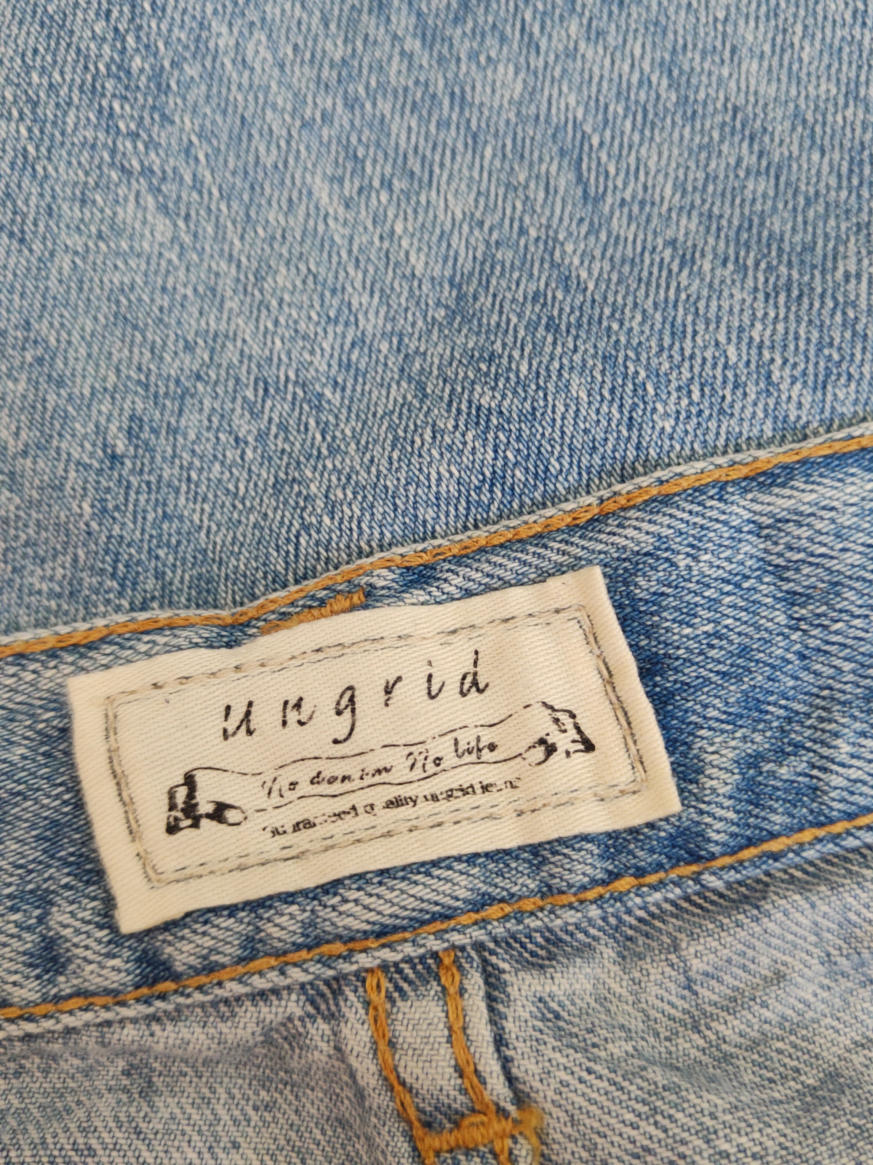 Japanese Brand Ingrid Blue Distressed ripped vintage Denim #S1545 Size US 29 - 15 Thumbnail