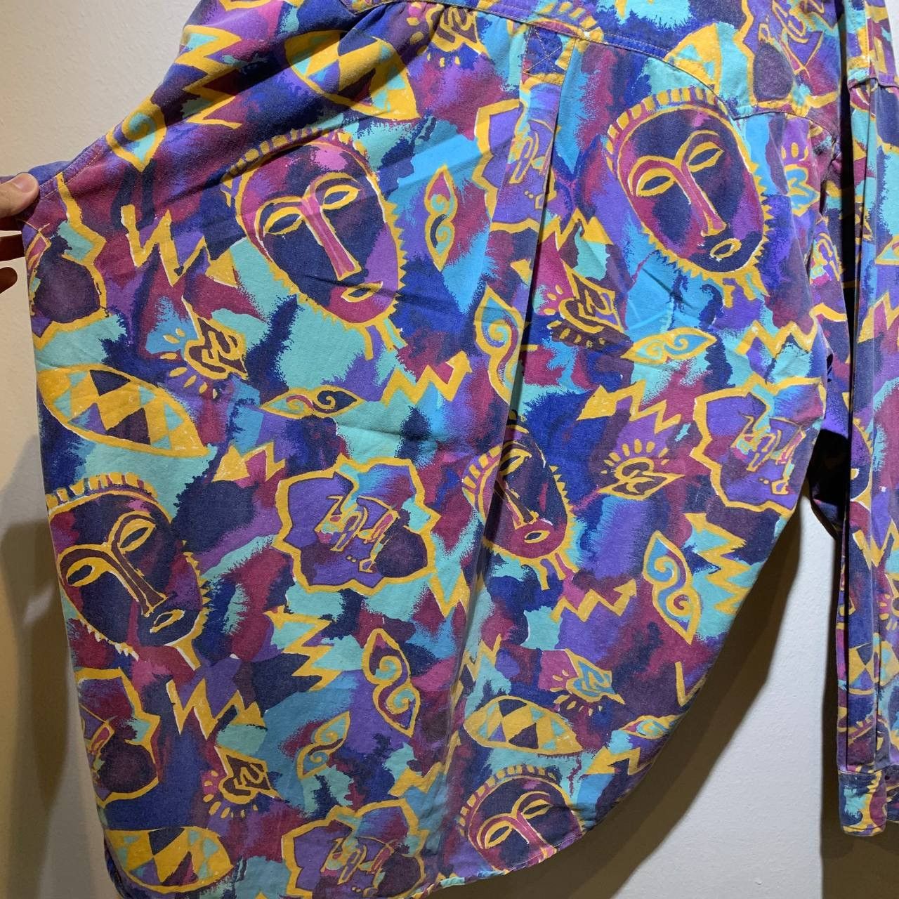 Rip Curl Vintage 90’s Ripcurl Overprint African Geometric Surfwear Size US L / EU 52-54 / 3 - 10 Thumbnail