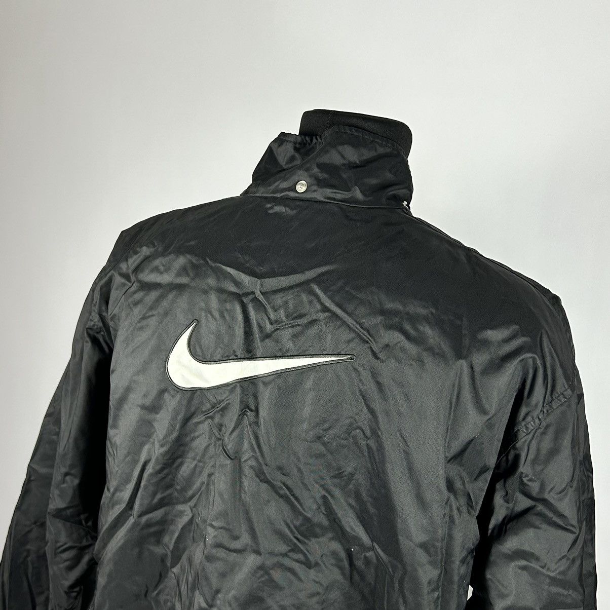 Nike × Vintage Vintage Nike insulated jacket big logo swoosh embriordery Size US L / EU 52-54 / 3 - 5 Thumbnail