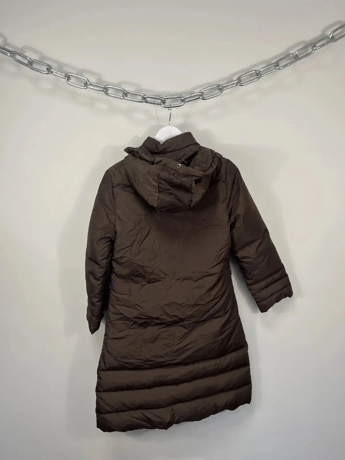 Moncler Vintage Moncler Brown Luxury Puffer Down Jacket Coat Size S / US 4 / IT 40 - 12 Thumbnail