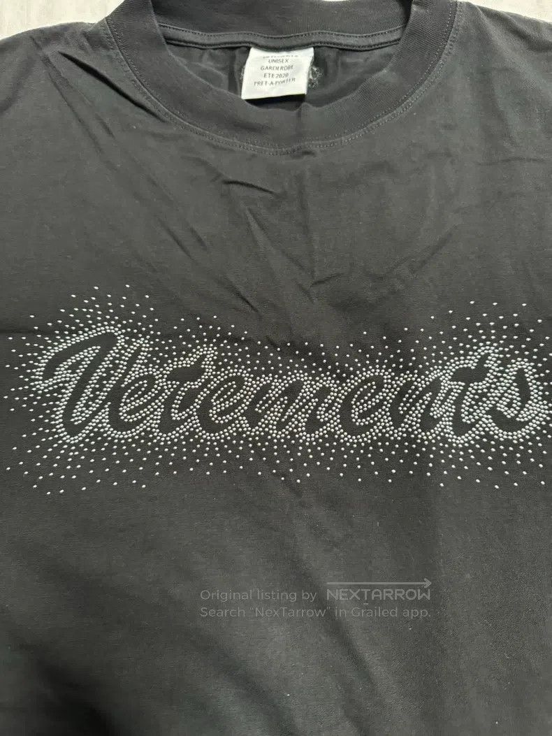 Vetements Vetements Crystal black short-sleeve size S Size US S / EU 44-46 / 1 - 2 Thumbnail