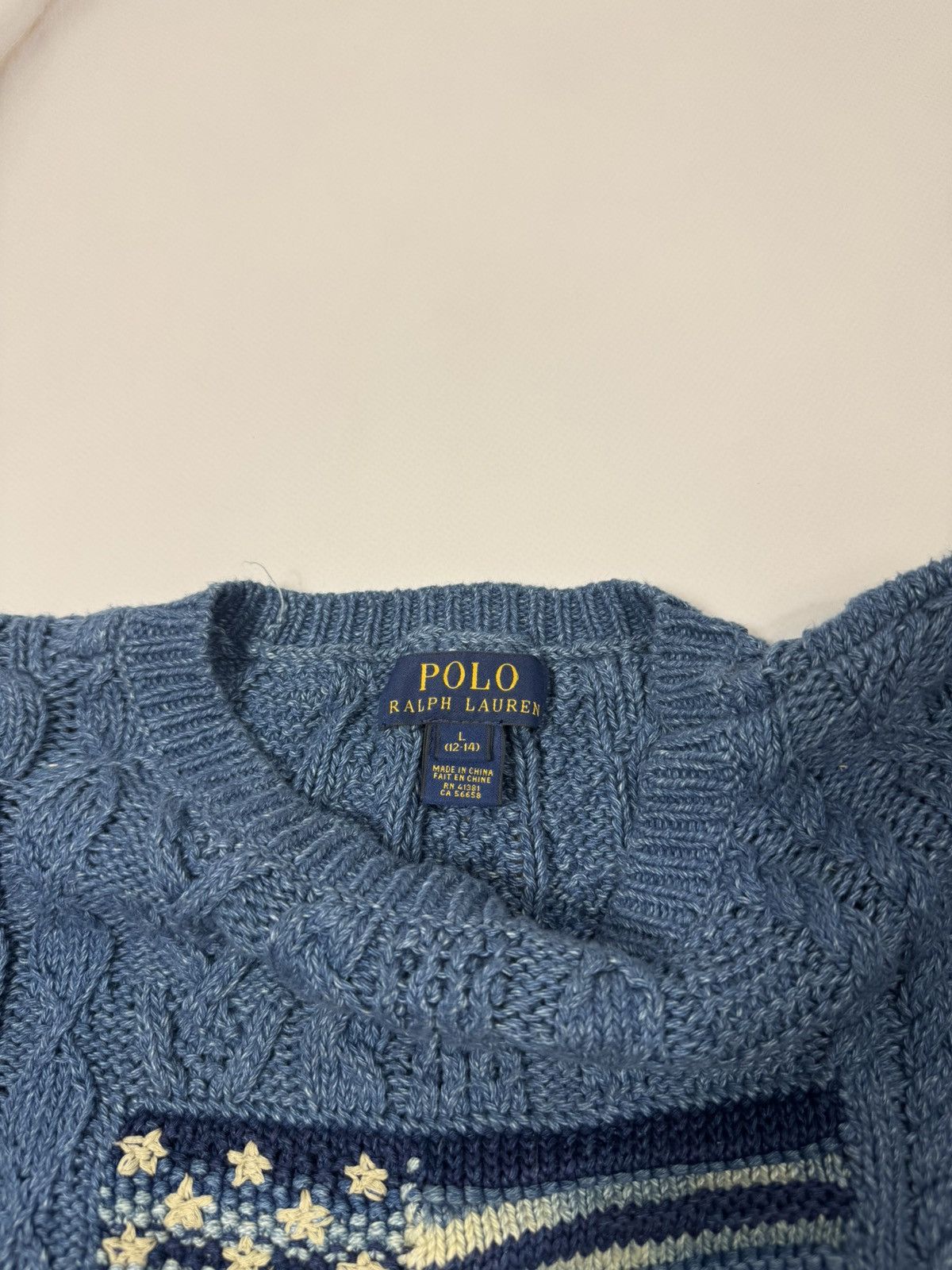 Polo Ralph Lauren Polo Ralph Lauren US Flag Knit Sweater Size M / US 6-8 / IT 42-44 - 7 Thumbnail