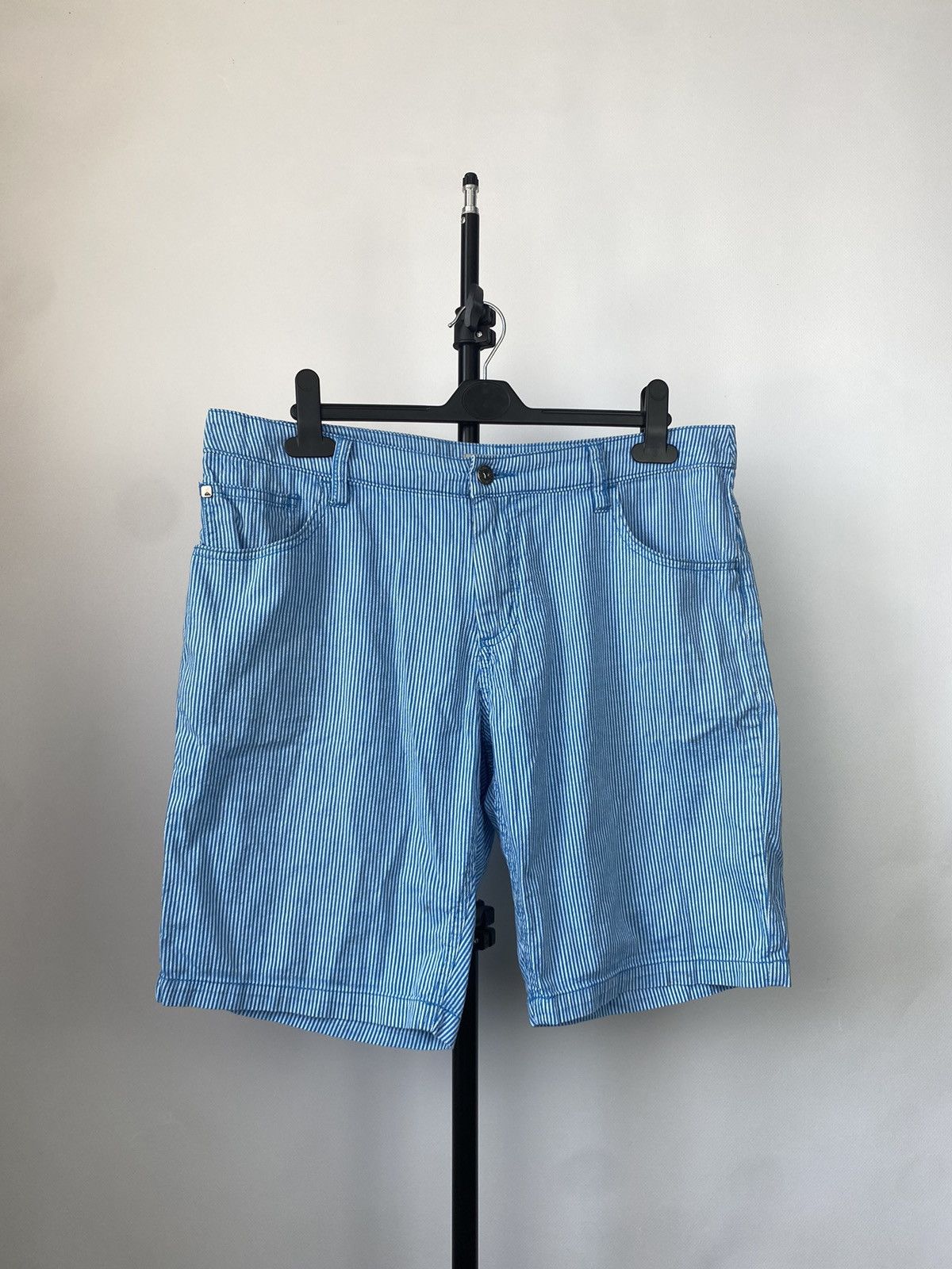 Quiksilver × Vintage Vintage Quiksilver y2k Cotton striped shorts 90’s Size US 32 / EU 48 - 1 Thumbnail