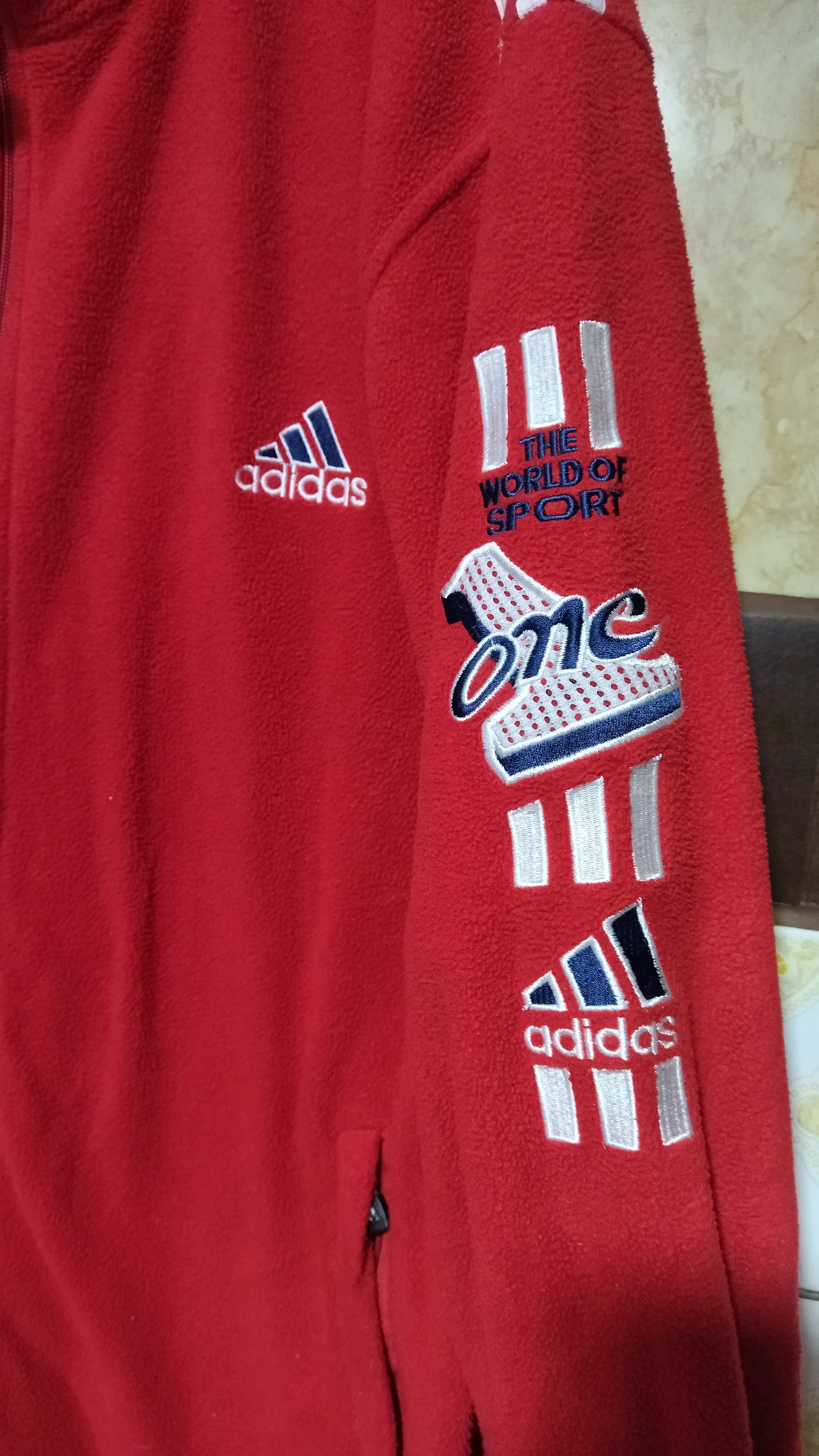 Adidas Vintage Adidas Fleece jacket Size US XXL / EU 58 / 5 - 3 Thumbnail