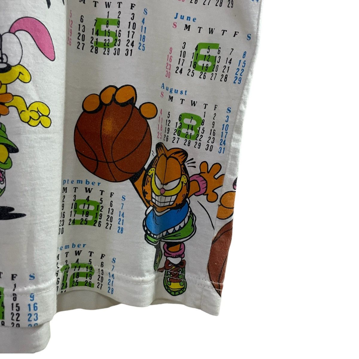 Vintage VINTAGE 90' 1996 CELENDER GARFIELD ALL CHARACTERS RARE Size US M / EU 48-50 / 2 - 5 Thumbnail