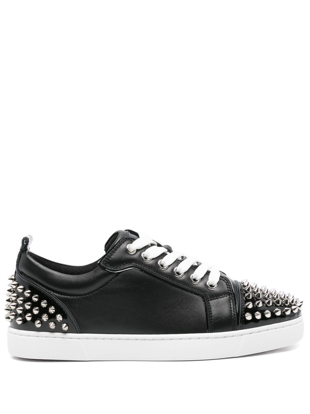 Christian Louboutin Louise Junior Spikes leather sneakers Size US 5 / IT 35 - 1 Thumbnail